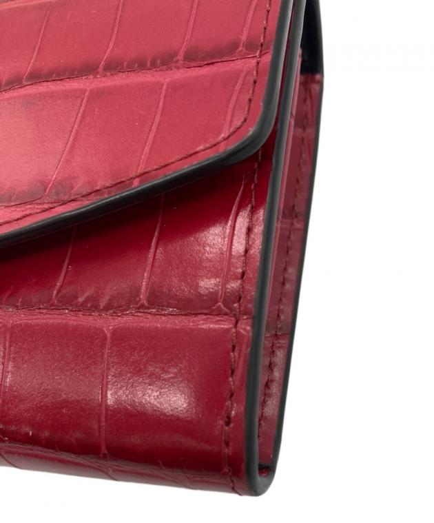 中古・古着通販】MULBERRY (マルベリー) 2つ折り財布 レッド｜ブランド