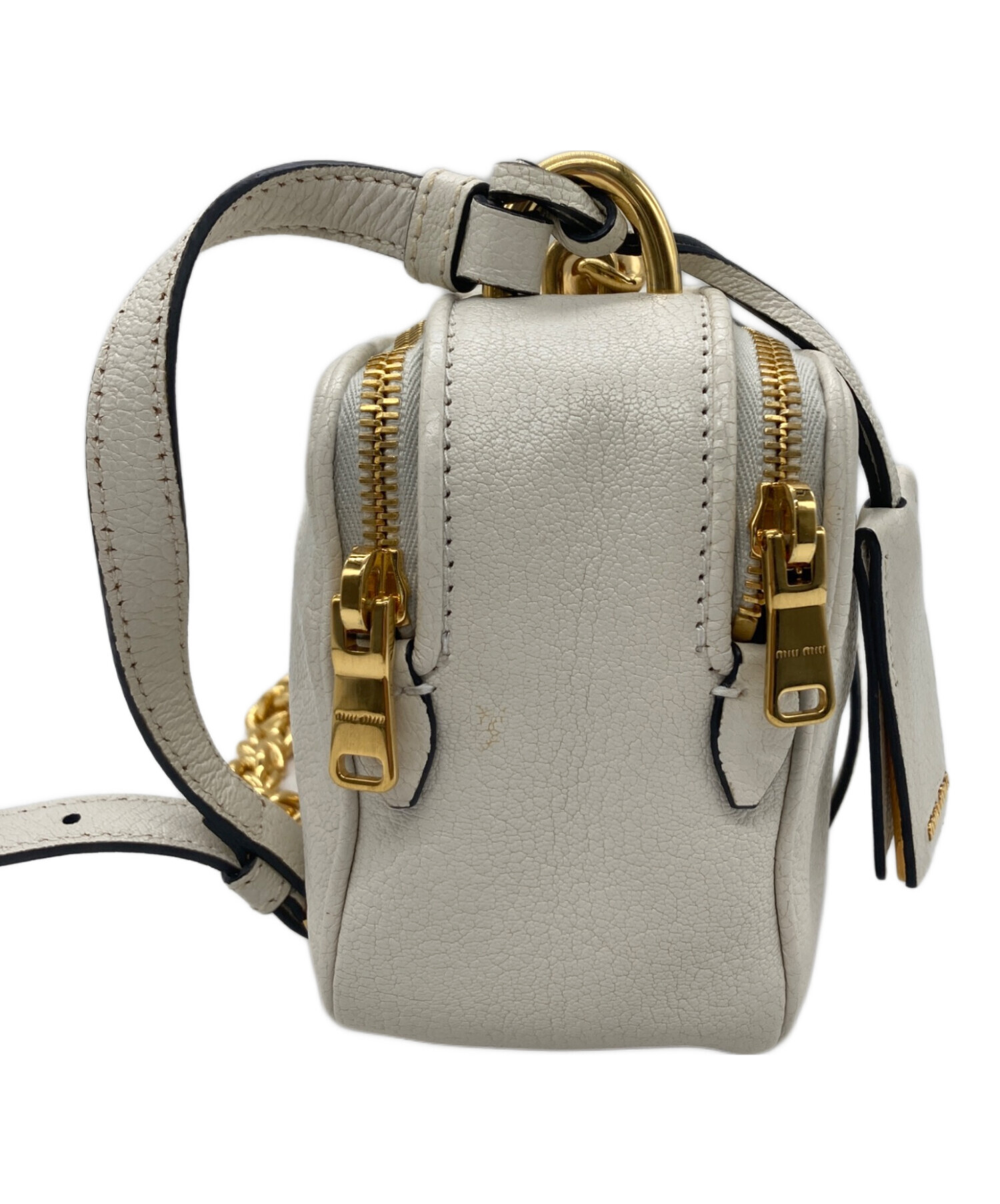 中古・古着通販】MIU MIU (ミュウミュウ) チェーンショルダーバッグ 