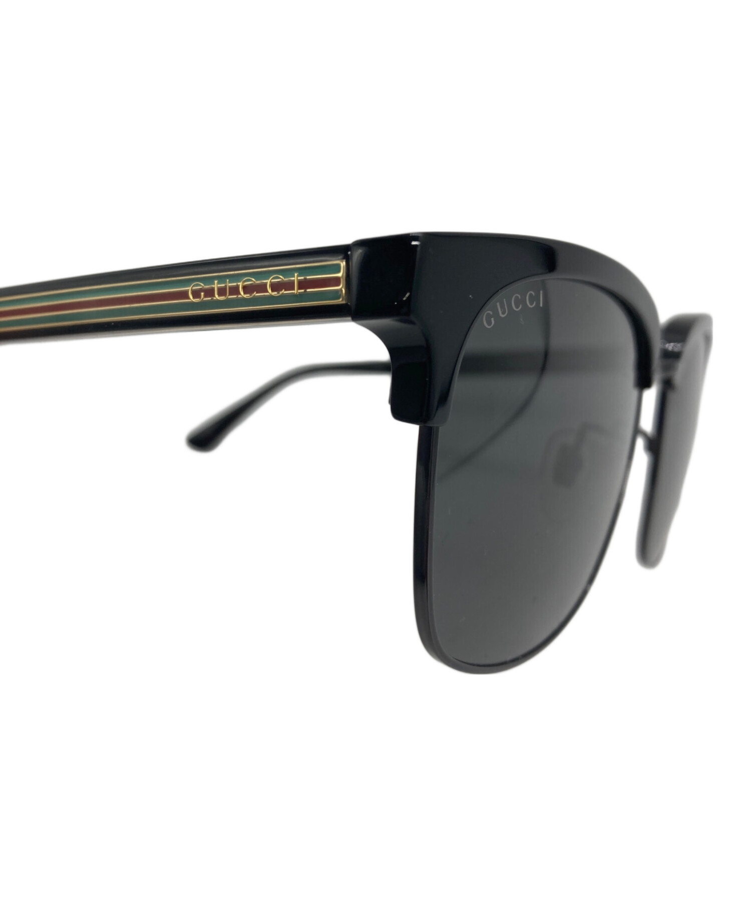 中古・古着通販】GUCCI (グッチ) サングラス ブラック サイズ:56□18