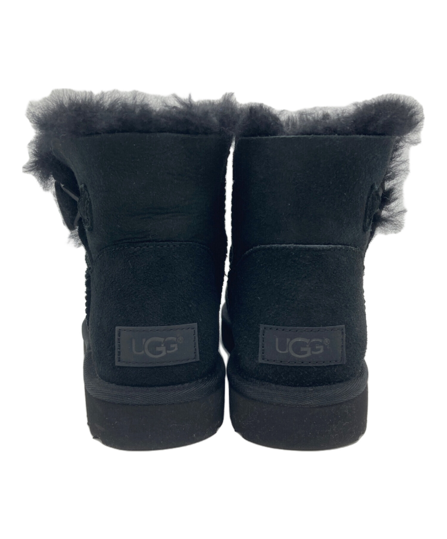 中古・古着通販】UGG (アグ) ムートンブーツ ブラック サイズ:24