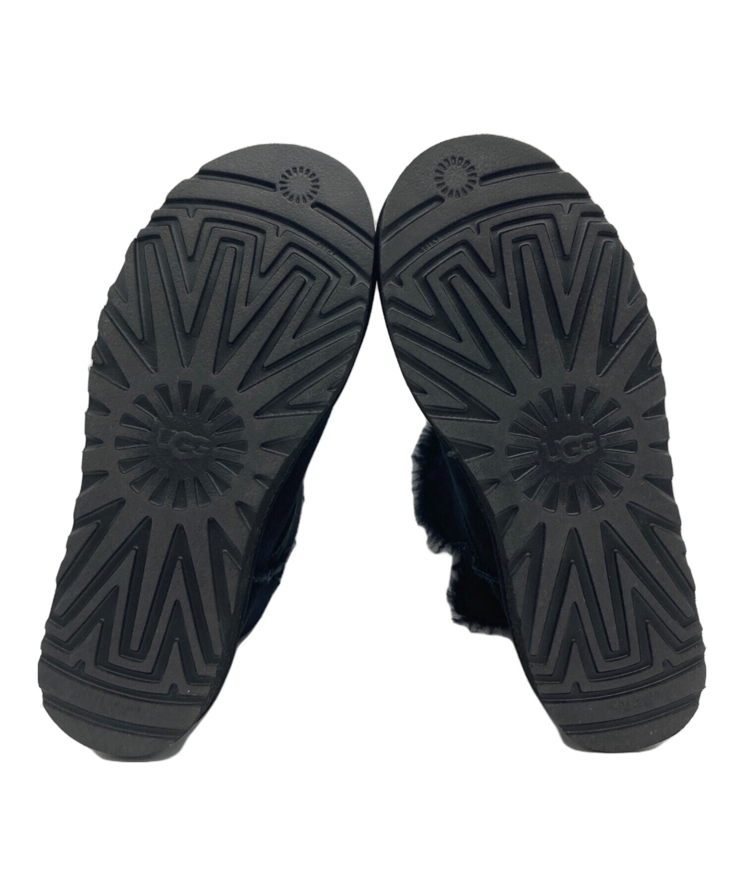 UGG ブラック ムートンブーツ24 新品未使用 中古・古着通販】UGG (アグ) ムートンブーツ ブラック サイズ:24