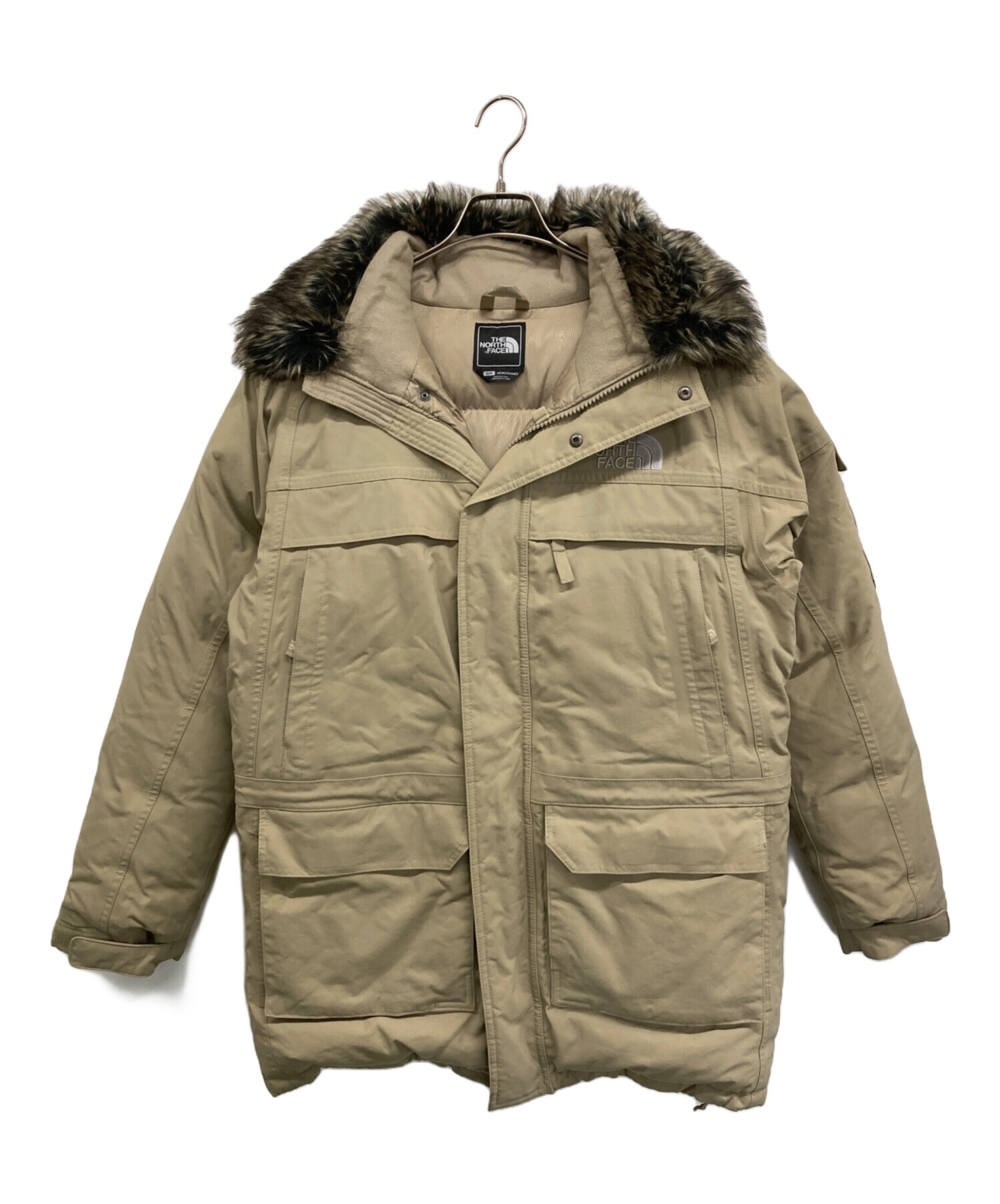 ノースフェイス　マクマードパーカー　ダウンコート　レディース　M ベージュ 中古・古着通販】THE NORTH FACE (ザ ノース フェイス) MCMURDO PARKA