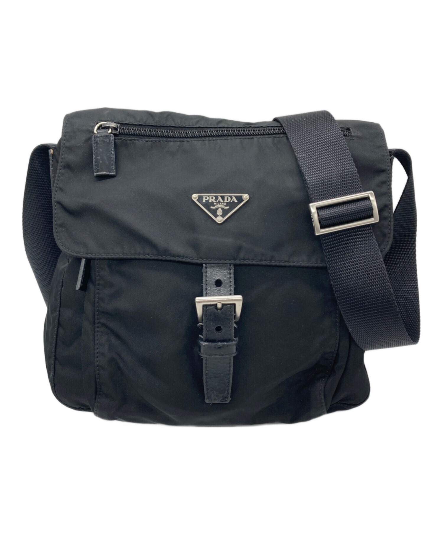 中古・古着通販】PRADA (プラダ) ショルダーバッグ ブラック｜ブランド