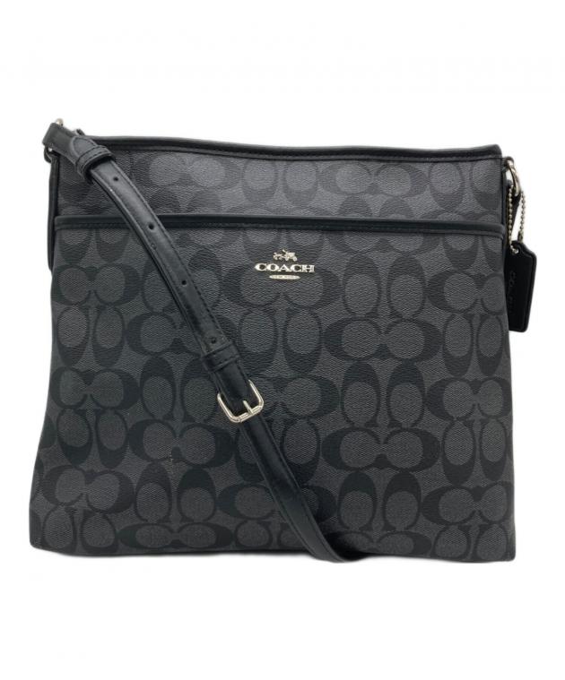 COACH ブラック ショルダーバッグ　未使用 中古・古着通販】COACH (コーチ) ショルダーバッグ ブラック｜ブランド