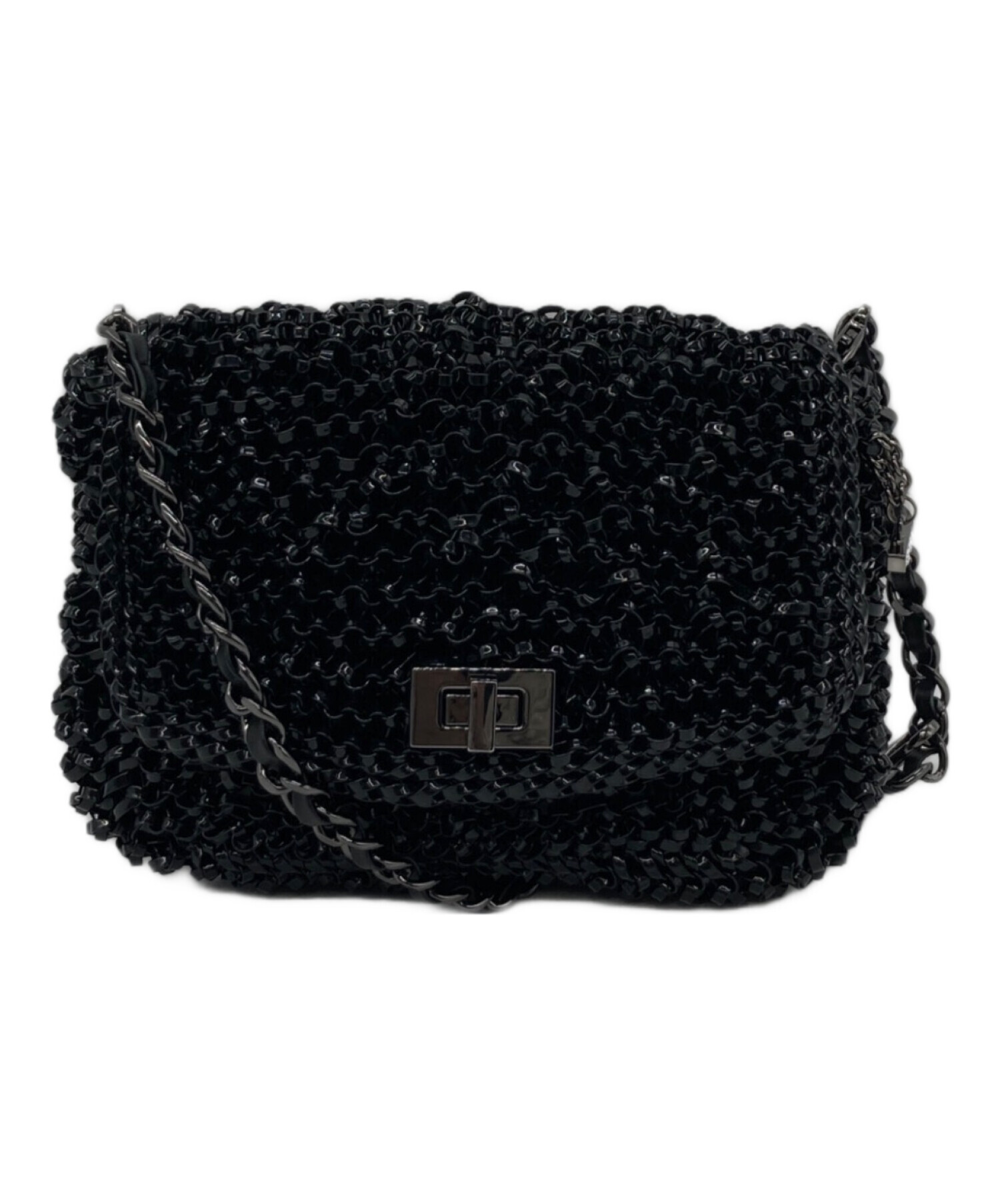 中古・古着通販】ANTEPRIMA (アンテプリマ) ワイヤーバッグ ブラック