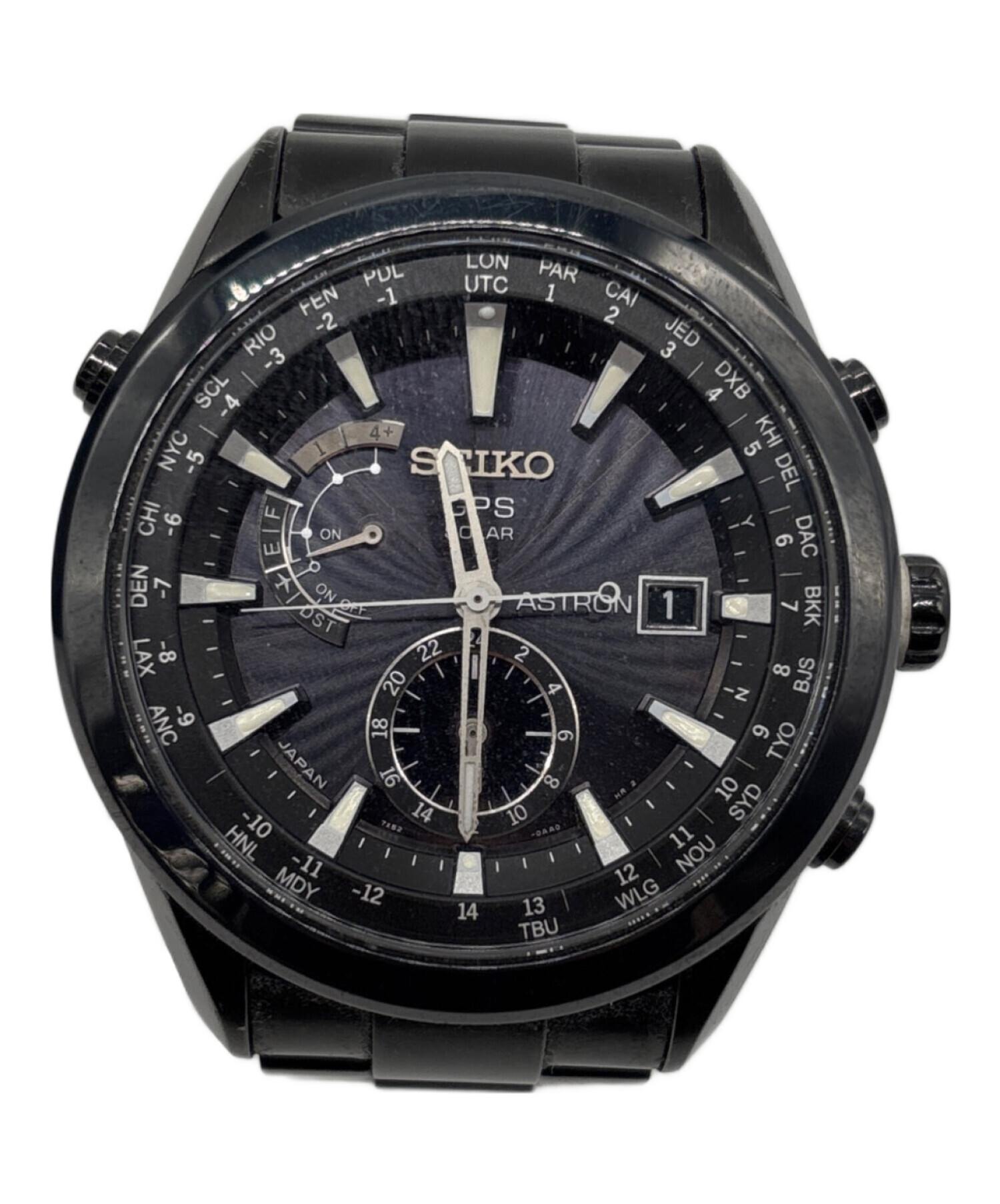 中古・古着通販】SEIKO (セイコー) 腕時計 ブラック｜ブランド・古着 