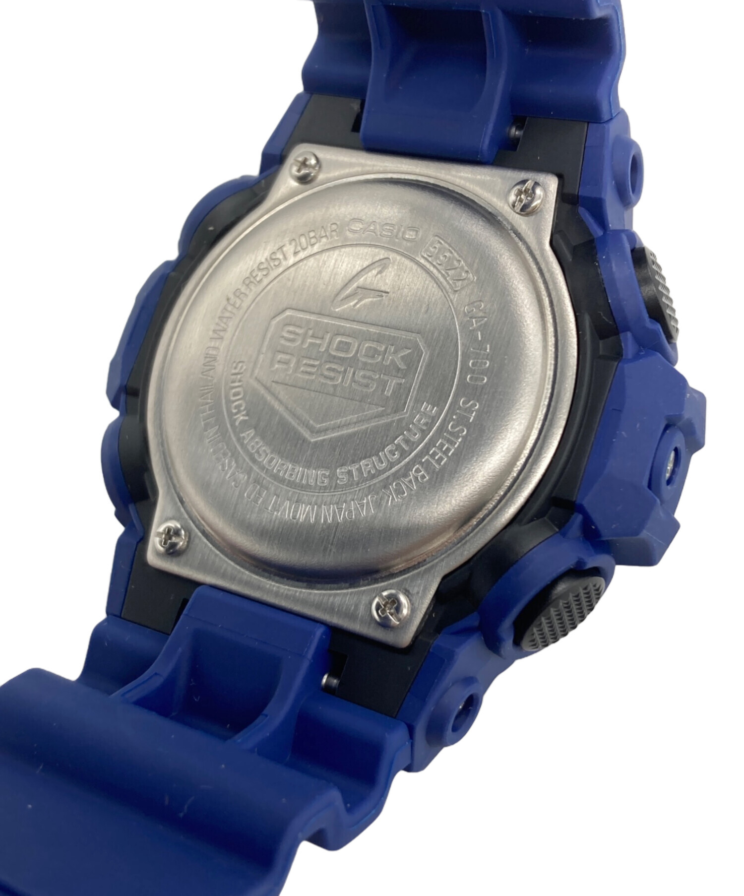 中古・古着通販】CASIO (カシオ) デジアナウォッチ ネイビー｜ブランド
