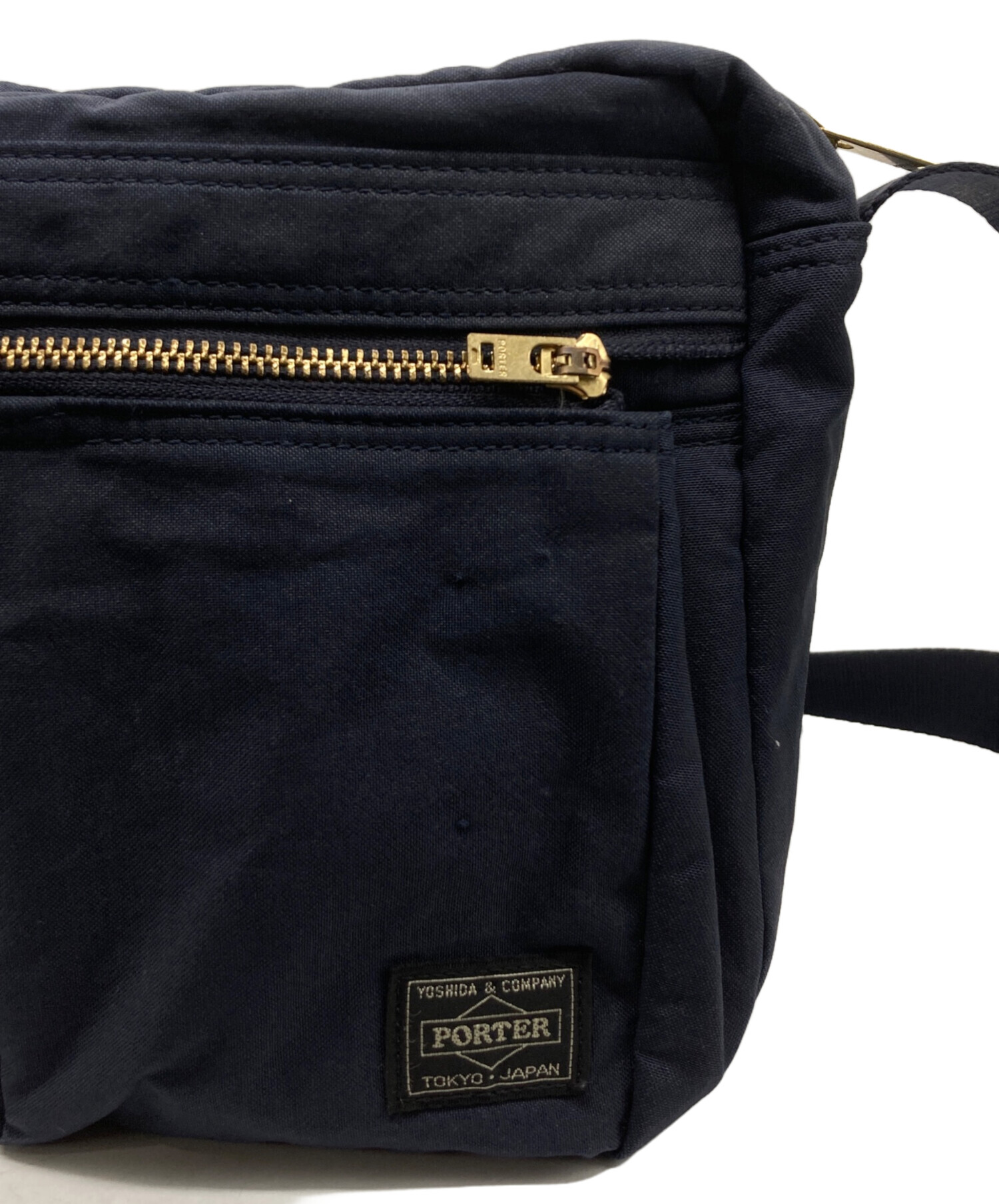 中古・古着通販】PORTER (ポーター) ショルダーバッグ ネイビー