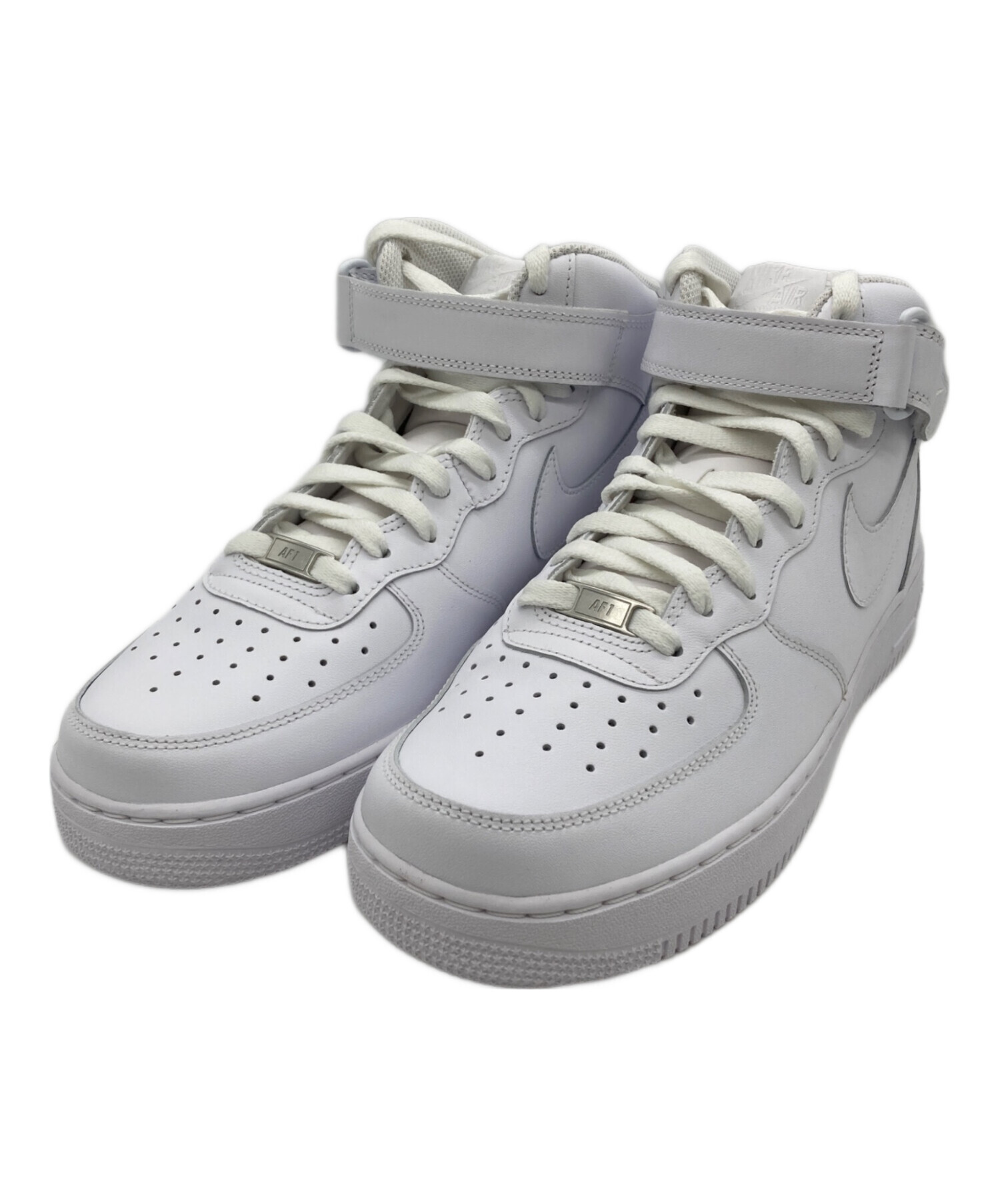 中古・古着通販】NIKE (ナイキ) ハイカットスニーカー ホワイト サイズ