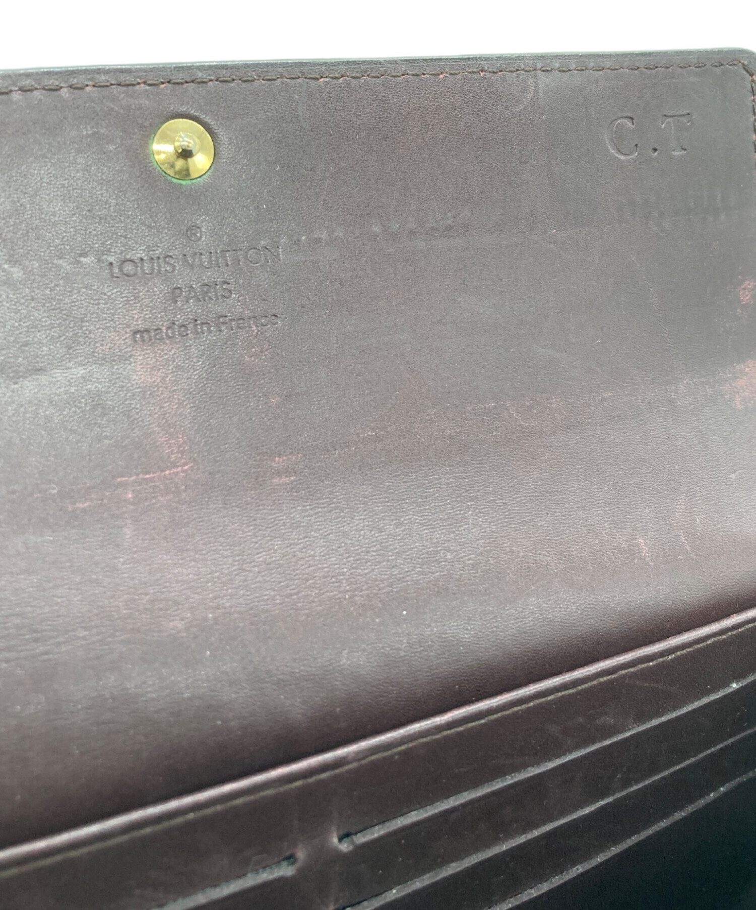 中古・古着通販】LOUIS VUITTON (ルイ ヴィトン) 長財布 アマラント