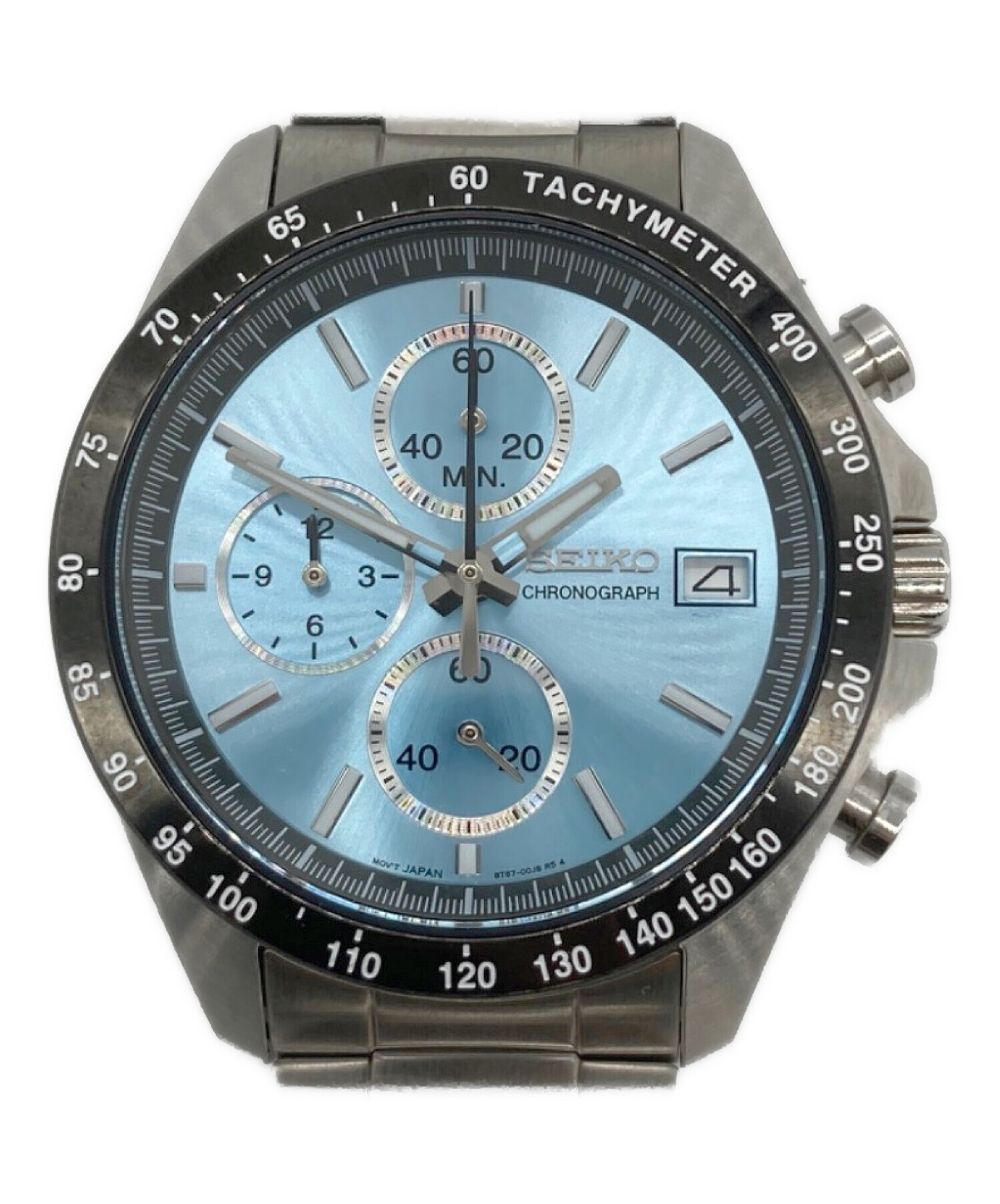 中古・古着通販】SEIKO (セイコー) 8Tクロノグラフ スカイブルー 