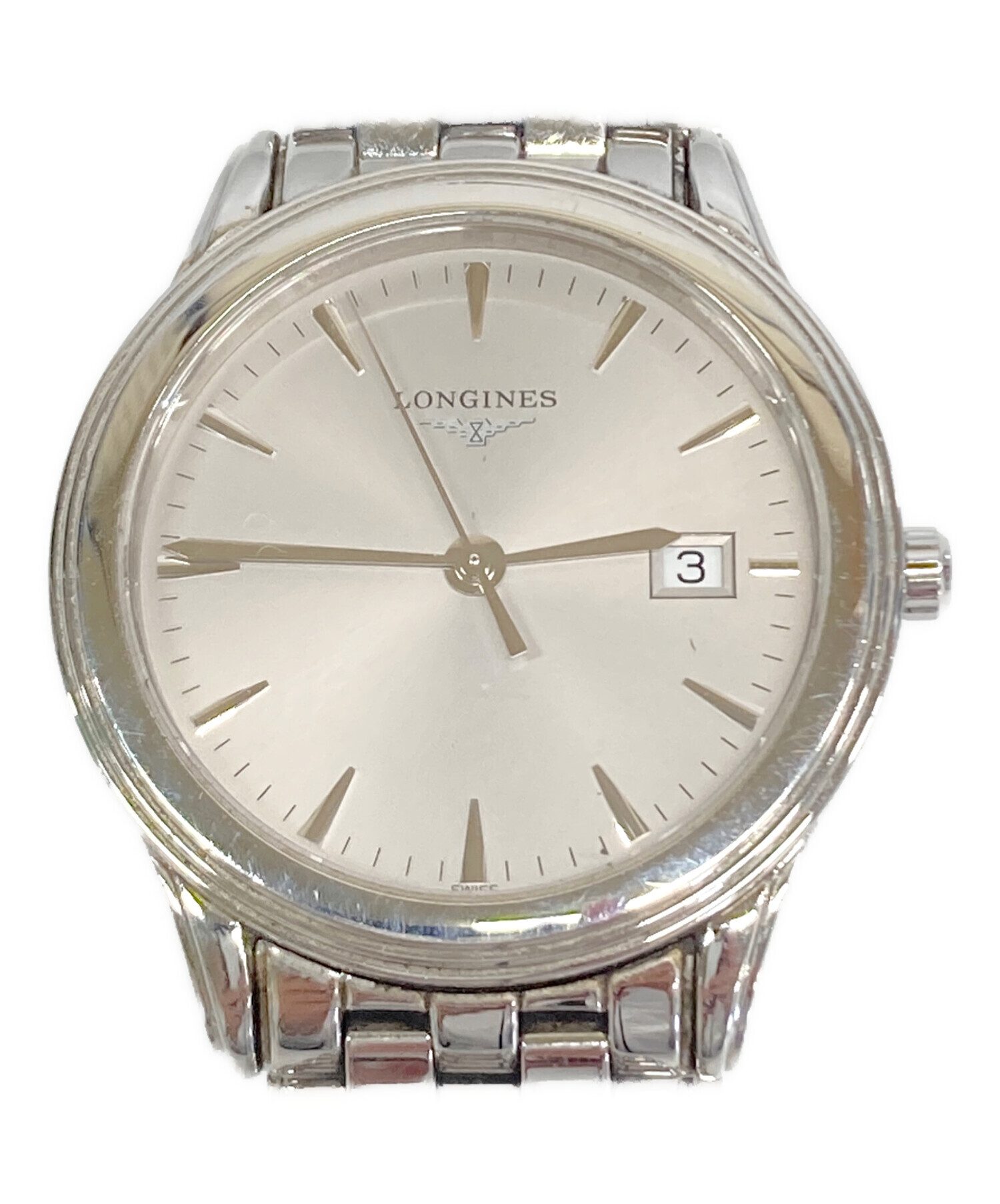 中古・古着通販】LONGINES (ロンジン) アナログウォッチ シルバー