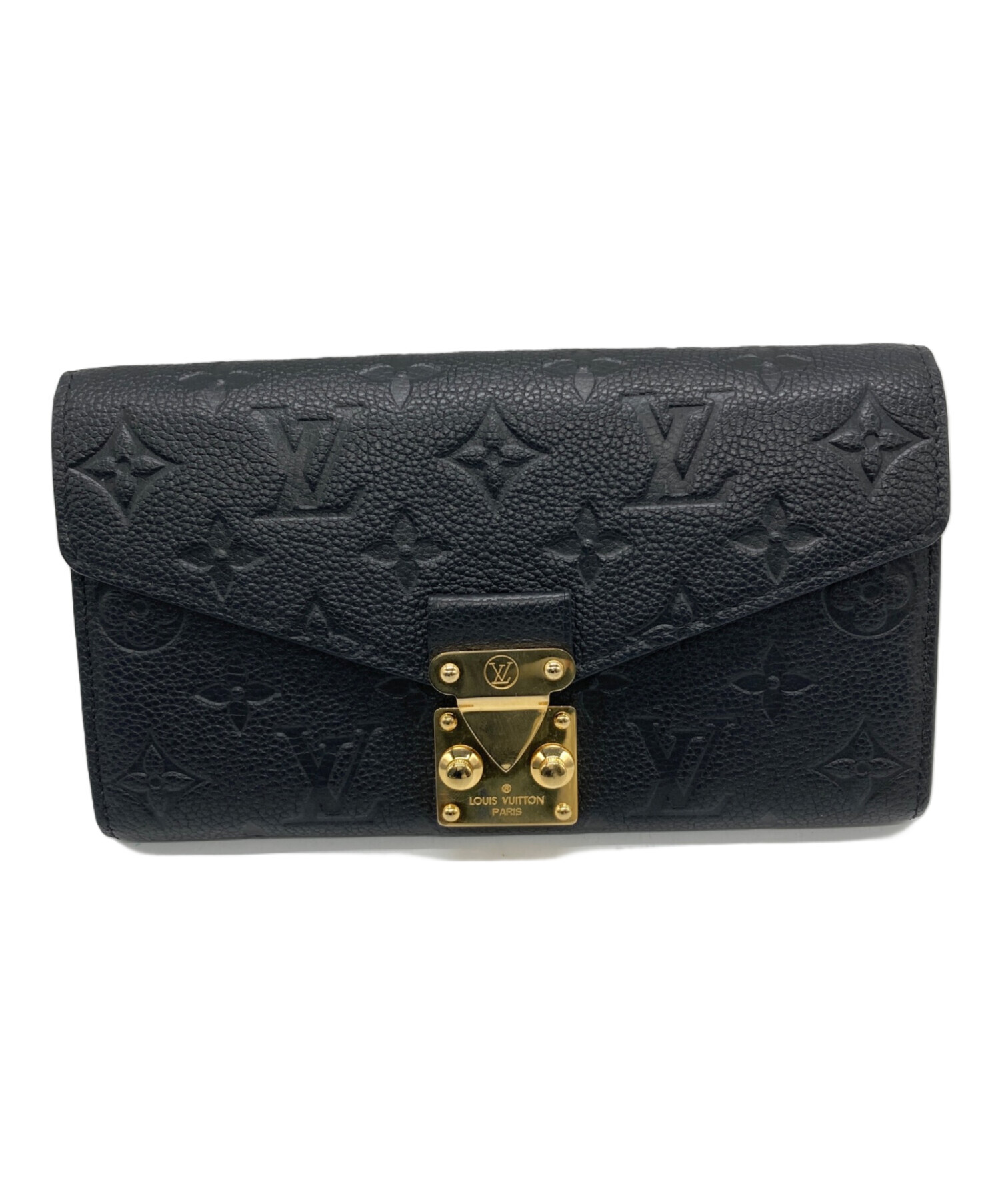 中古・古着通販】LOUIS VUITTON (ルイ ヴィトン) 長財布 ブラック