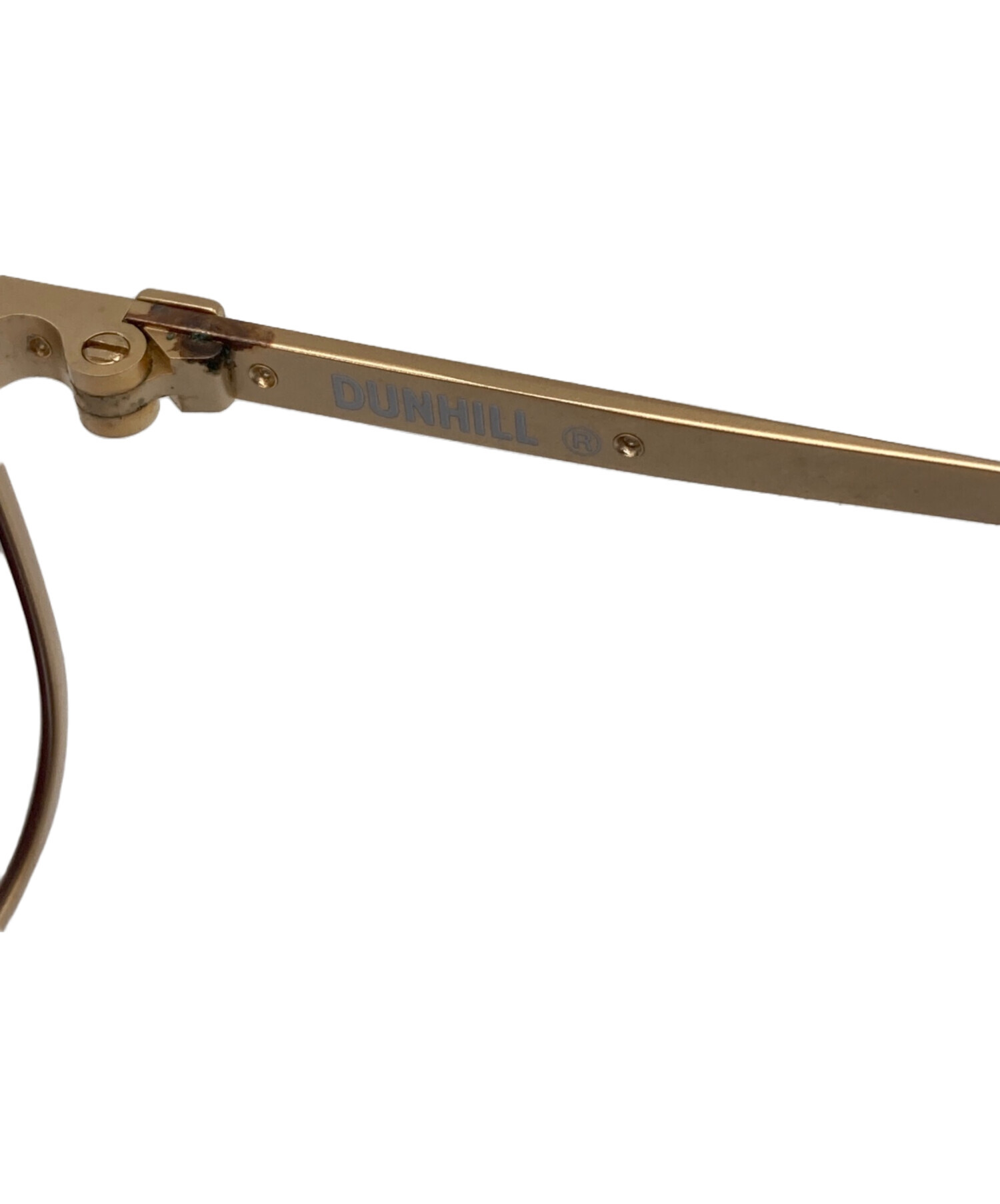 中古・古着通販】dunhill (ダンヒル) 眼鏡 ゴールドカラー｜ブランド