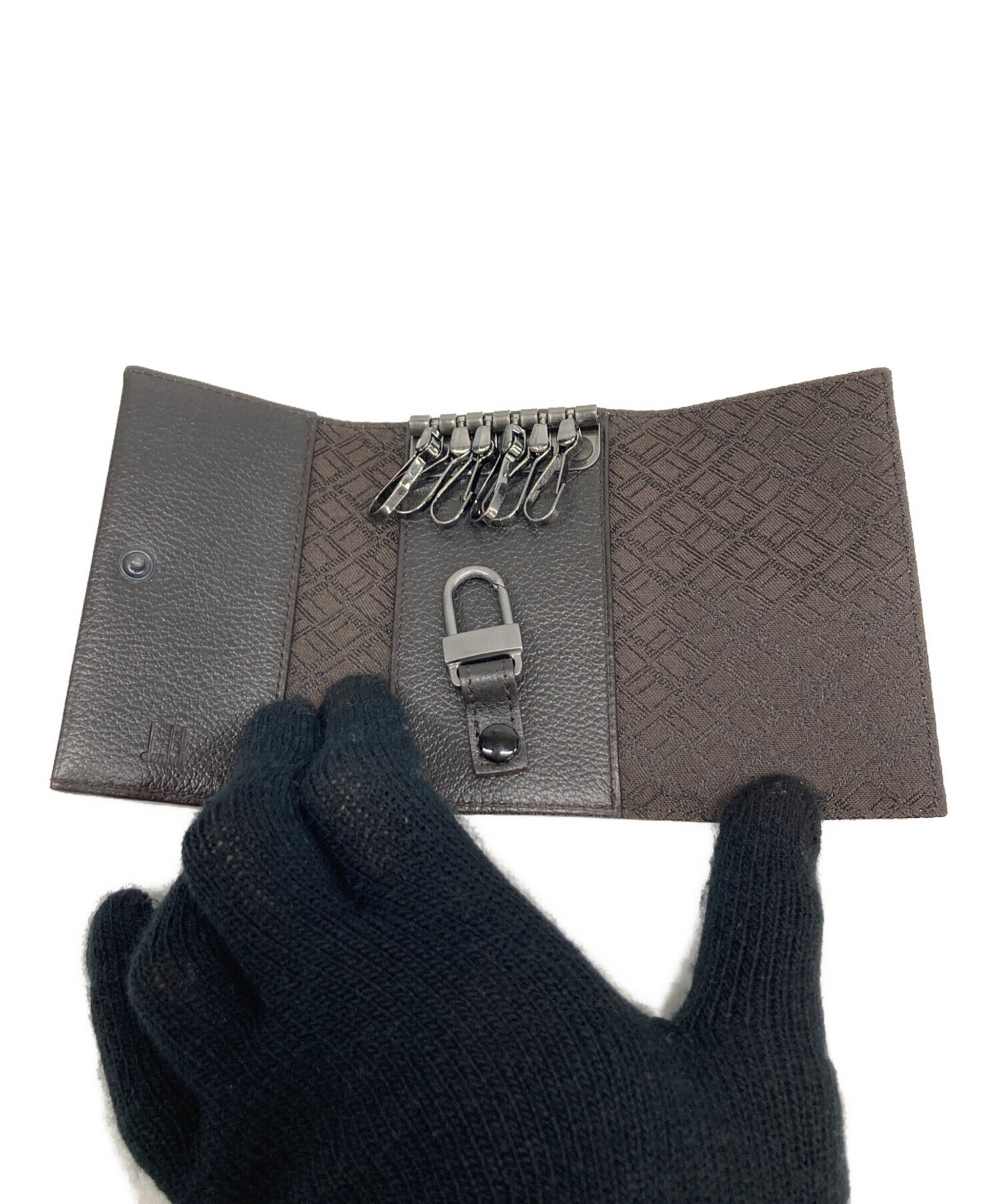 中古・古着通販dunhill (ダンヒル) キーケース ブラウン 未使用