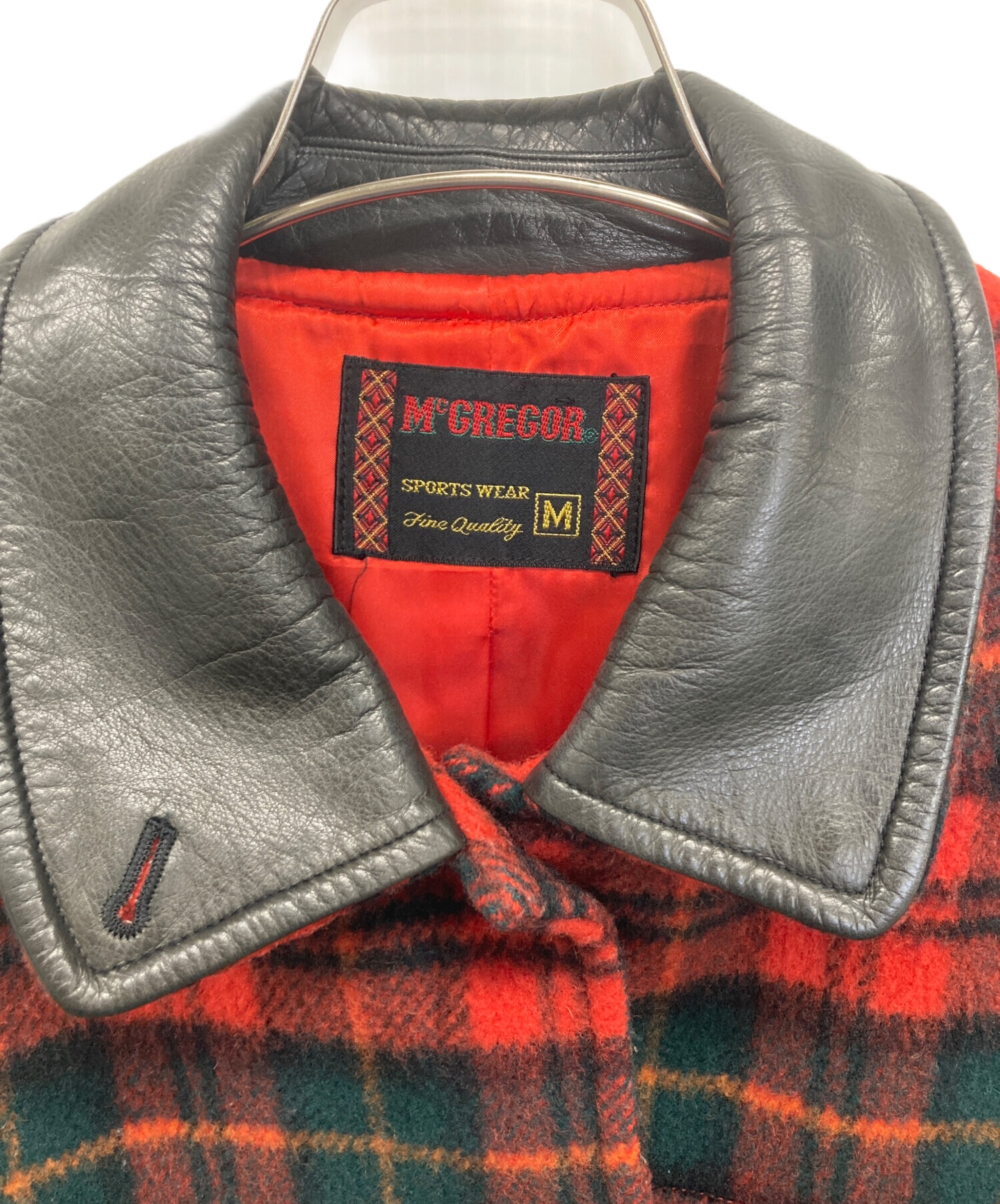 中古・古着通販】McGREGOR (マックレガー) ブルゾン ブラック×レッド