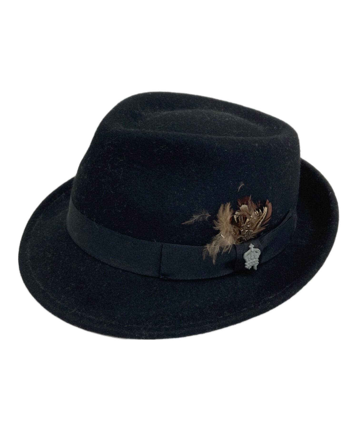 【未使用品】CHRISTYS'フェルトハット 中古・古着通販】CHRISTYS' (クリスティーズ) フェルトハット ブラック