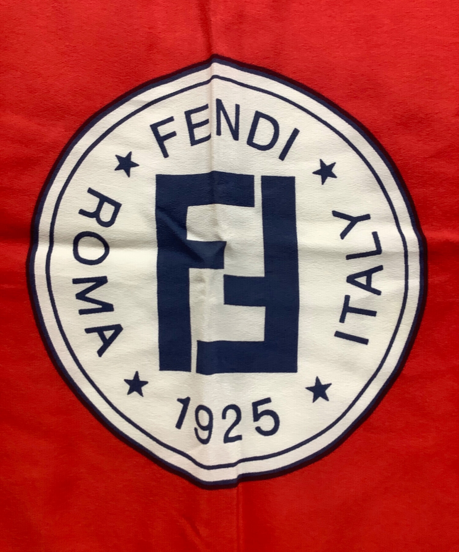 中古・古着通販】FENDI (フェンディ) スカーフ ネイビー×レッド