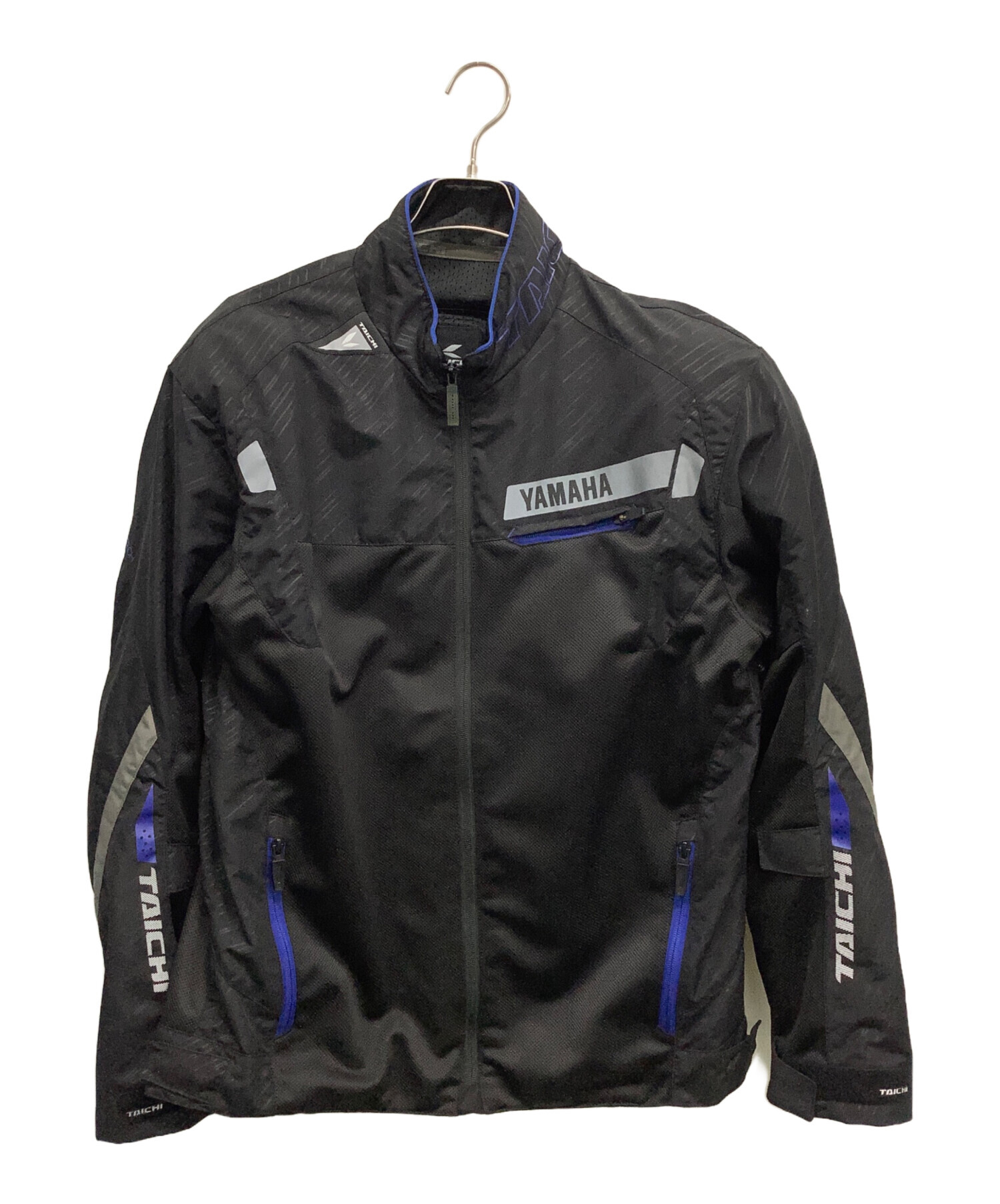 YAMAHA バイクジャケット TAICHI 黒/青 中古・古着通販】TAICHI (タイチ) YAMAHA (ヤマハ) レーシング