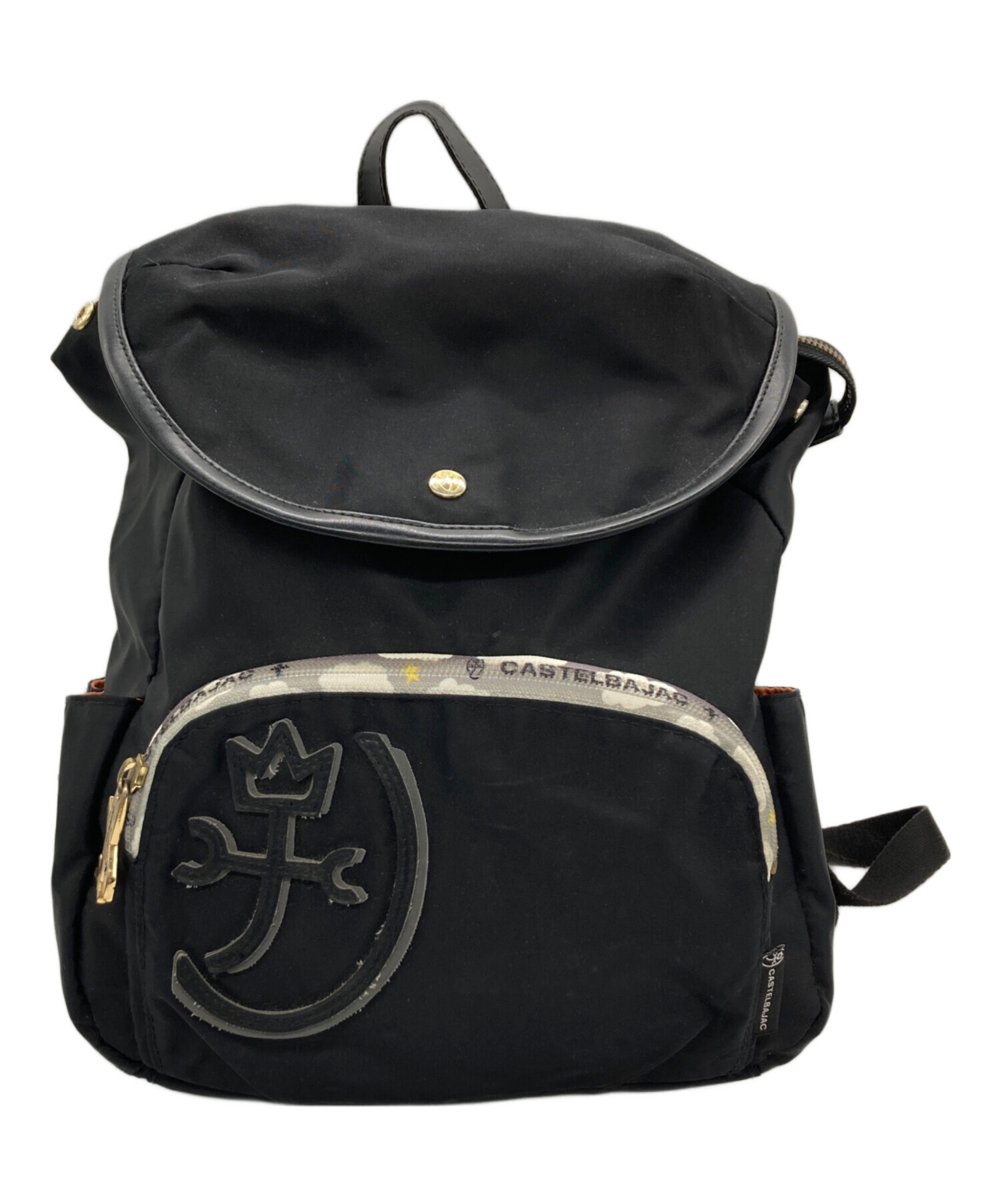 「緊急値下げ！」CASTELBAJAC ブラックリュック 中古・古着通販】CASTELBAJAC (カステルバジャック) リュック ブラック