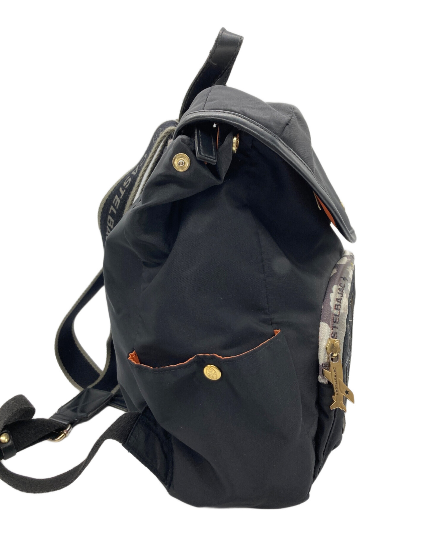 「緊急値下げ！」CASTELBAJAC ブラックリュック 中古・古着通販】CASTELBAJAC (カステルバジャック) リュック ブラック