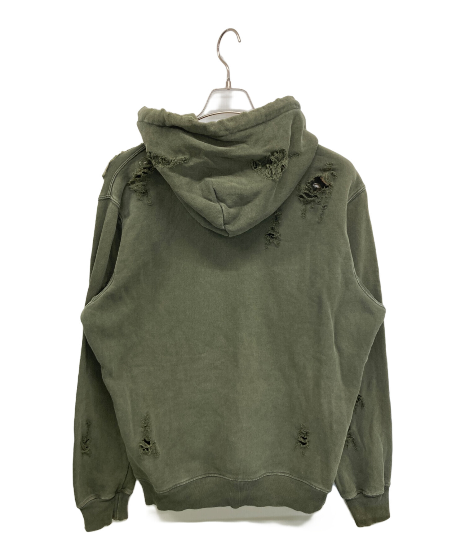 DIESEL◇ジップパーカー/L DIESEL◇ジップパーカー/L/コットン/BLK 