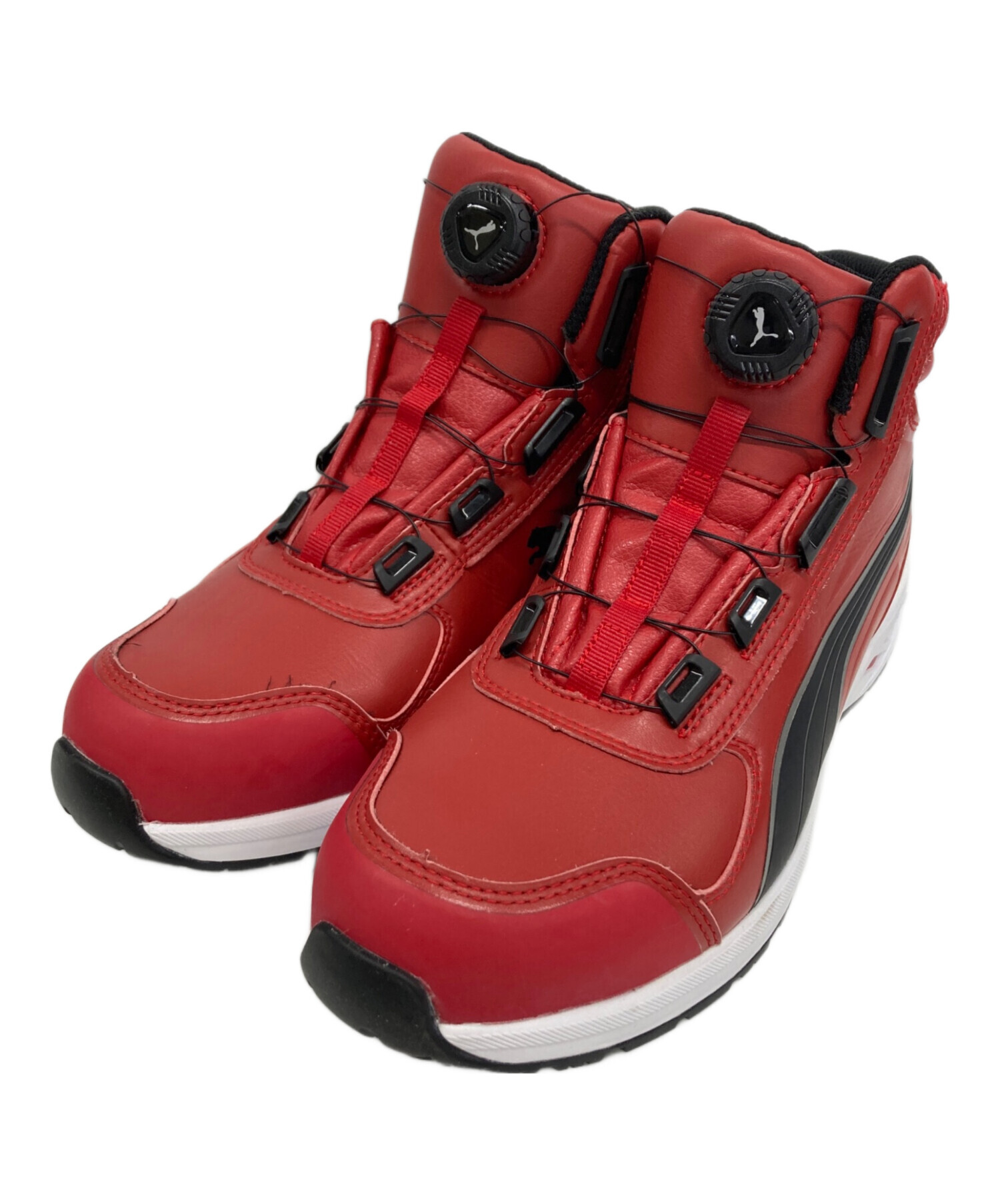 中古・古着通販】PUMA (プーマ) 安全靴 レッド サイズ:26.5cm