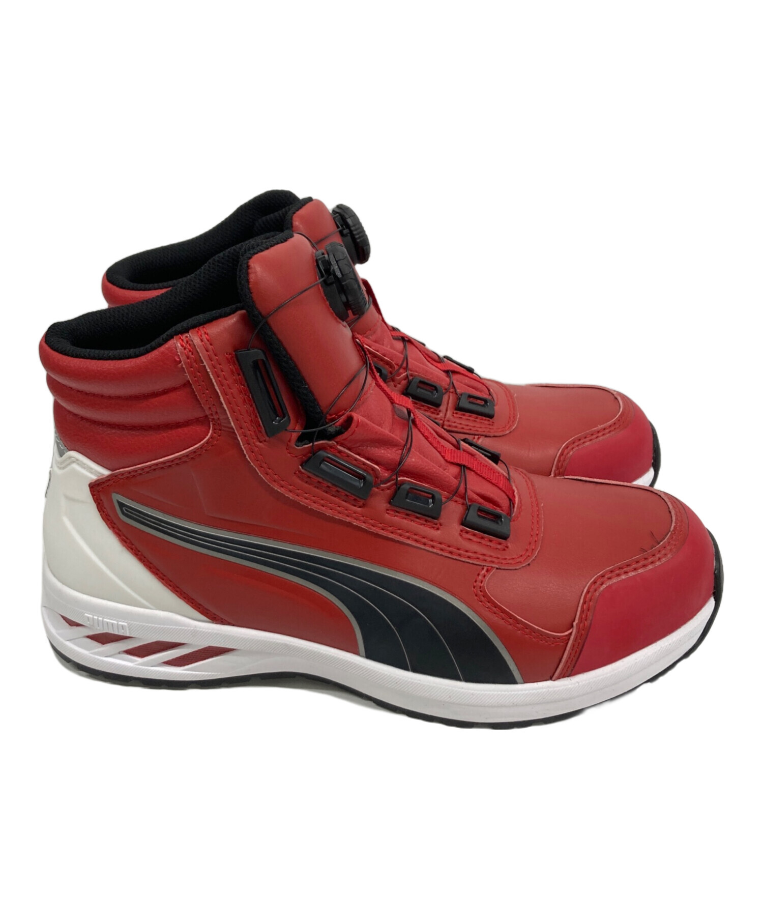 中古・古着通販】PUMA (プーマ) 安全靴 レッド サイズ:26.5cm