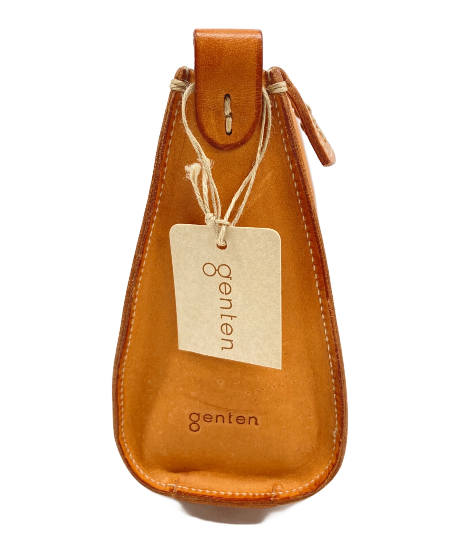 中古・古着通販】genten (ゲンテン) ポーチ ブラウン 未使用品 