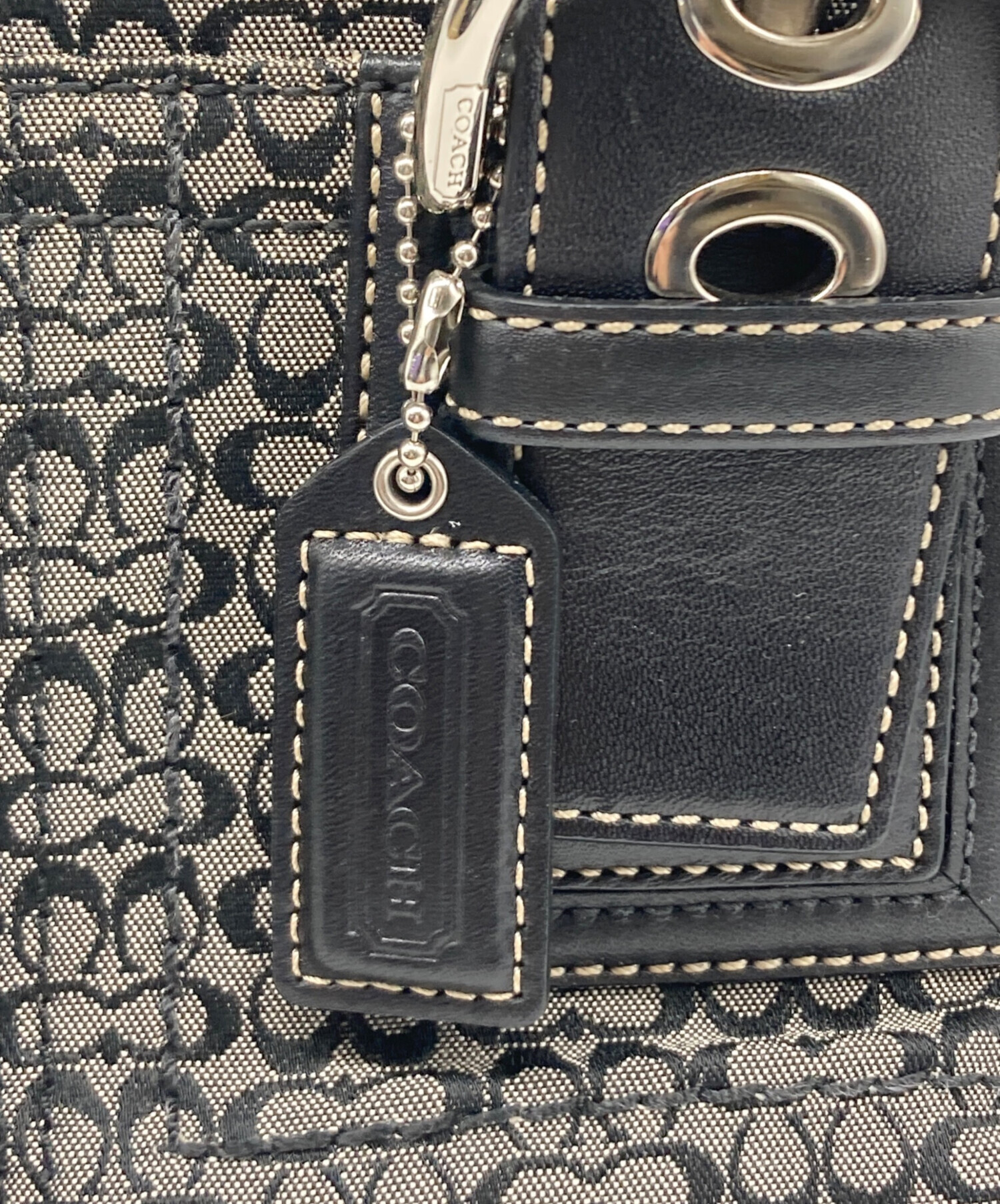 中古・古着通販】COACH (コーチ) トートバッグ ブラック｜ブランド