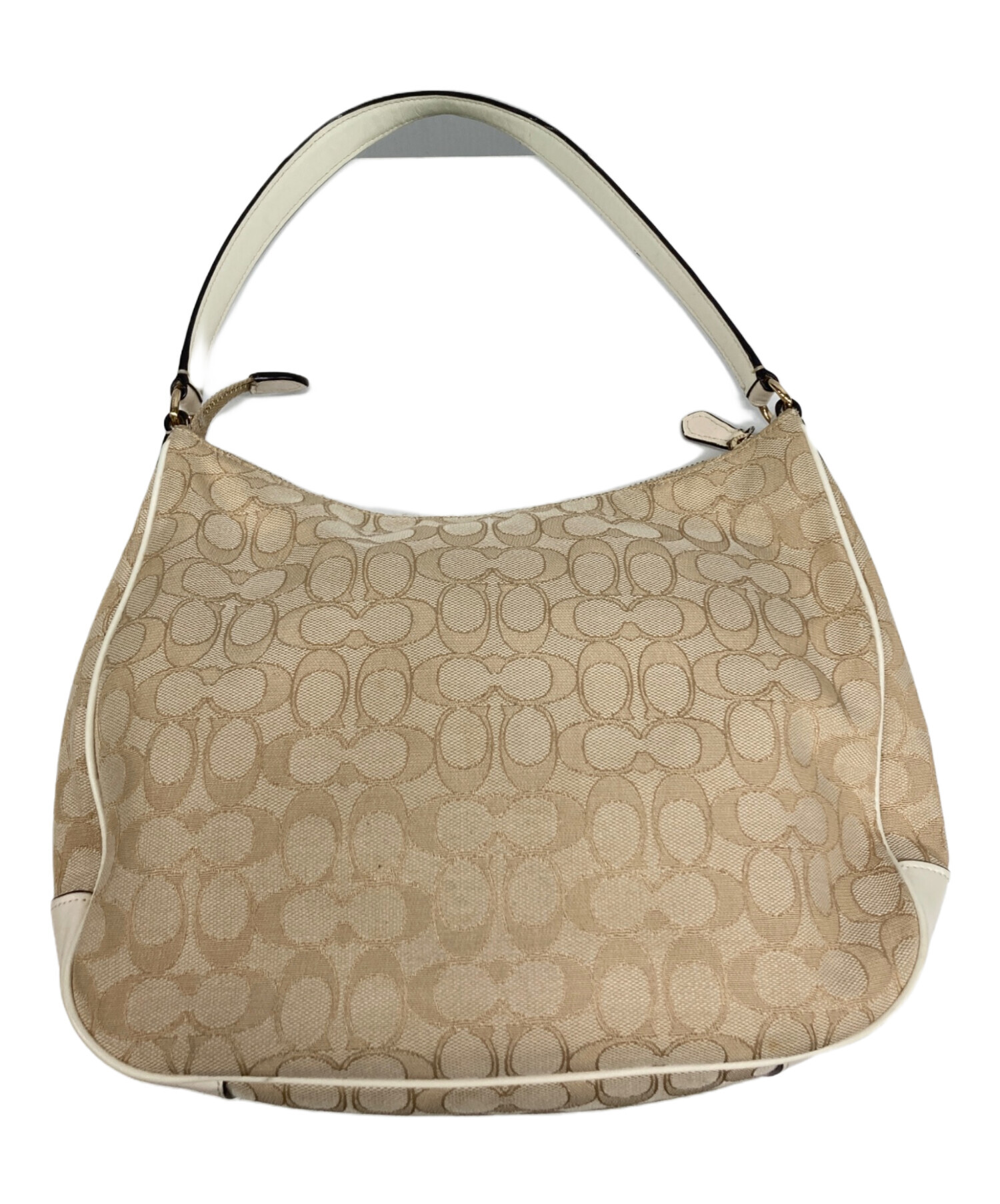 中古・古着通販】COACH (コーチ) トートバッグ アイボリー｜ブランド 