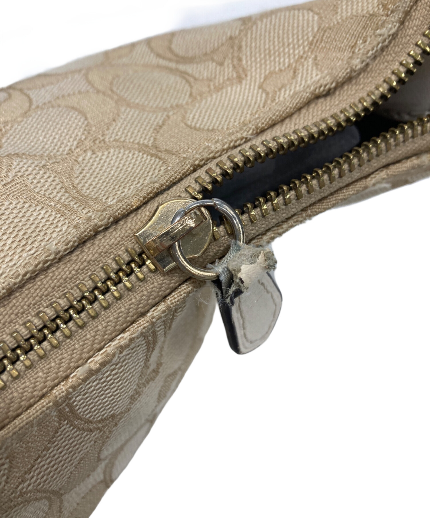 中古・古着通販】COACH (コーチ) トートバッグ アイボリー｜ブランド 