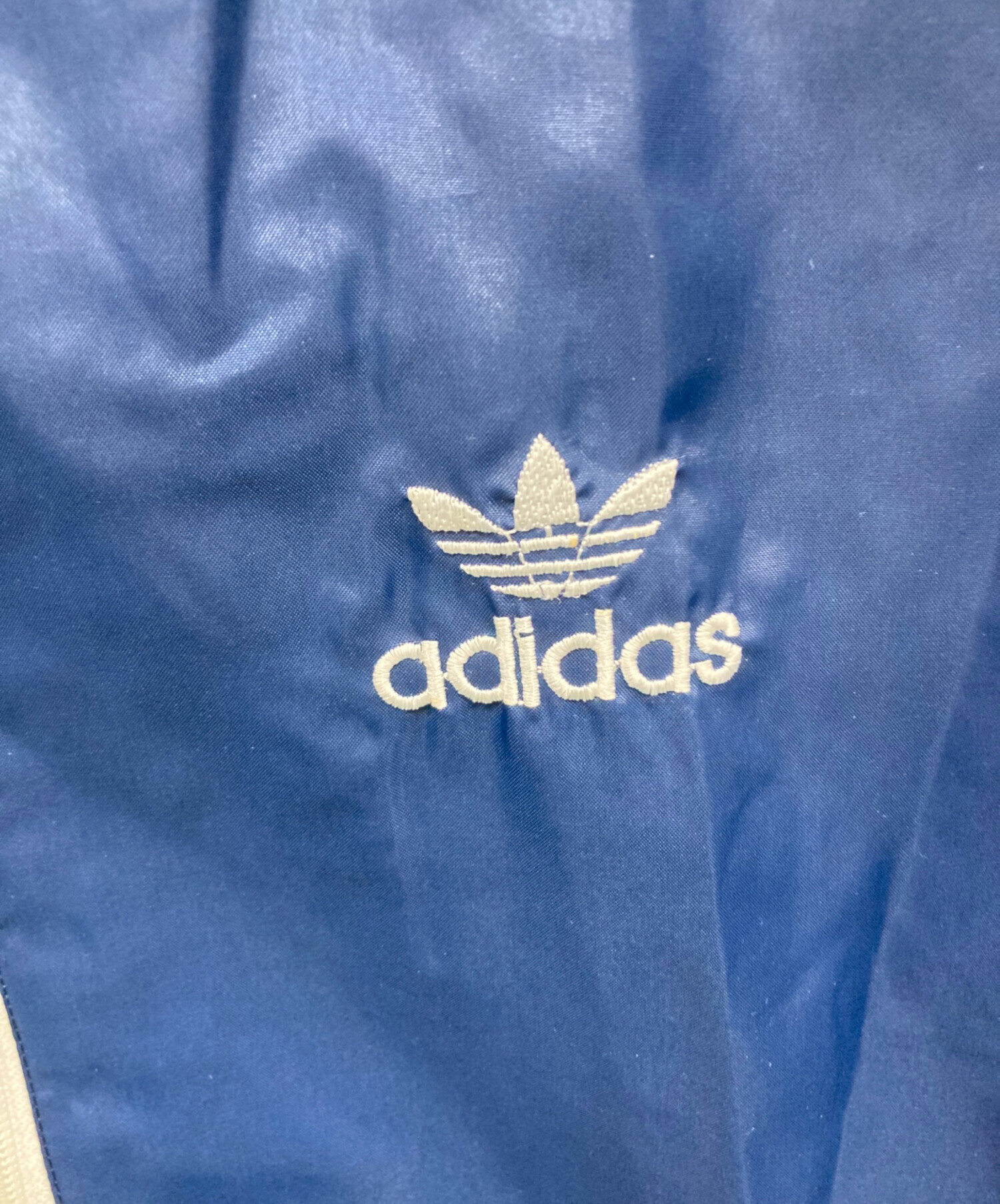 中古・古着通販】adidas (アディダス) ナイロンジャケット ネイビー 