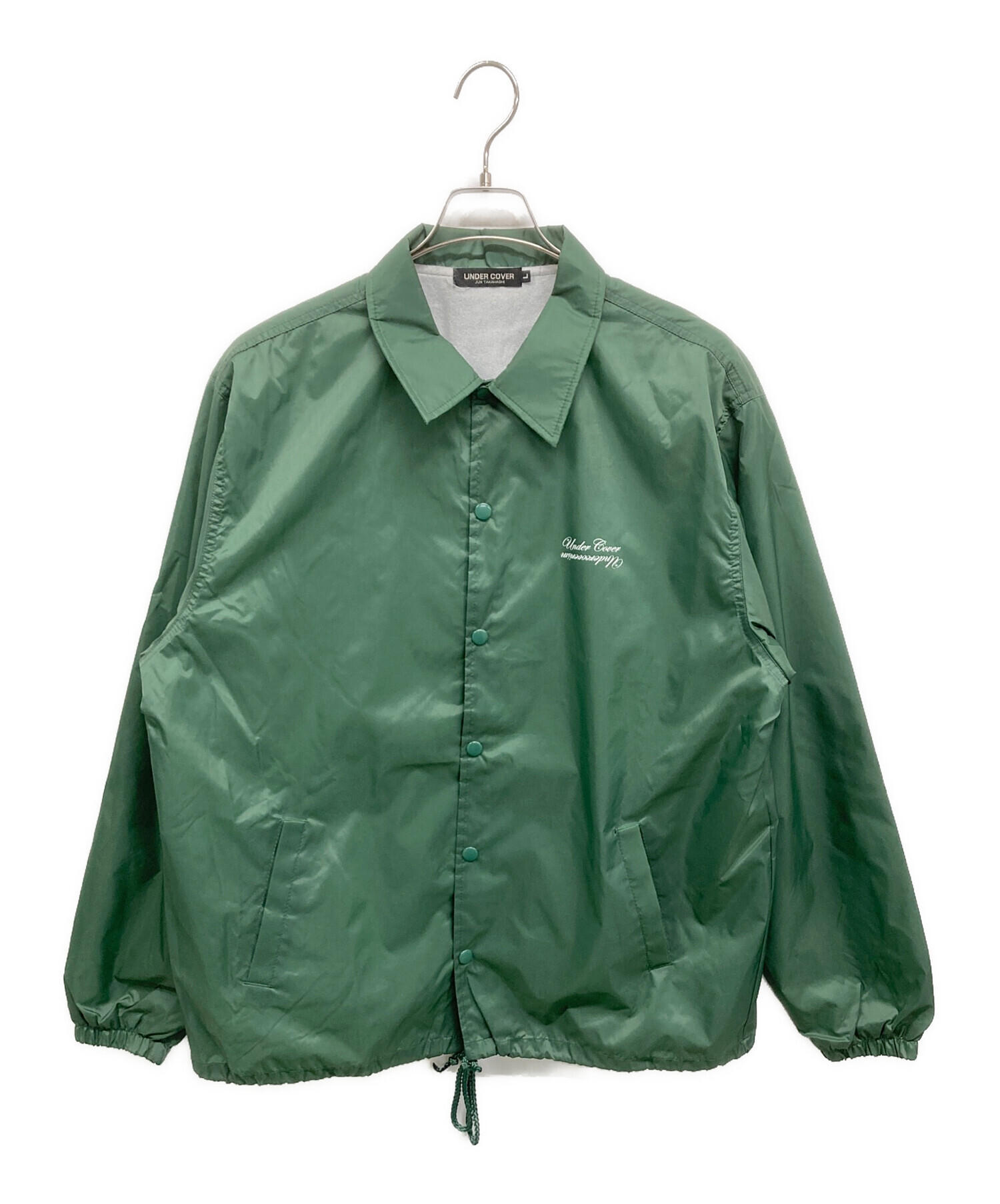 美品 UNDERCOVER アンダーカバー コーチジャケット サイズ1 グリーン 中古・古着通販】UNDERCOVER (アンダーカバー) U LOGO COACH JACKET
