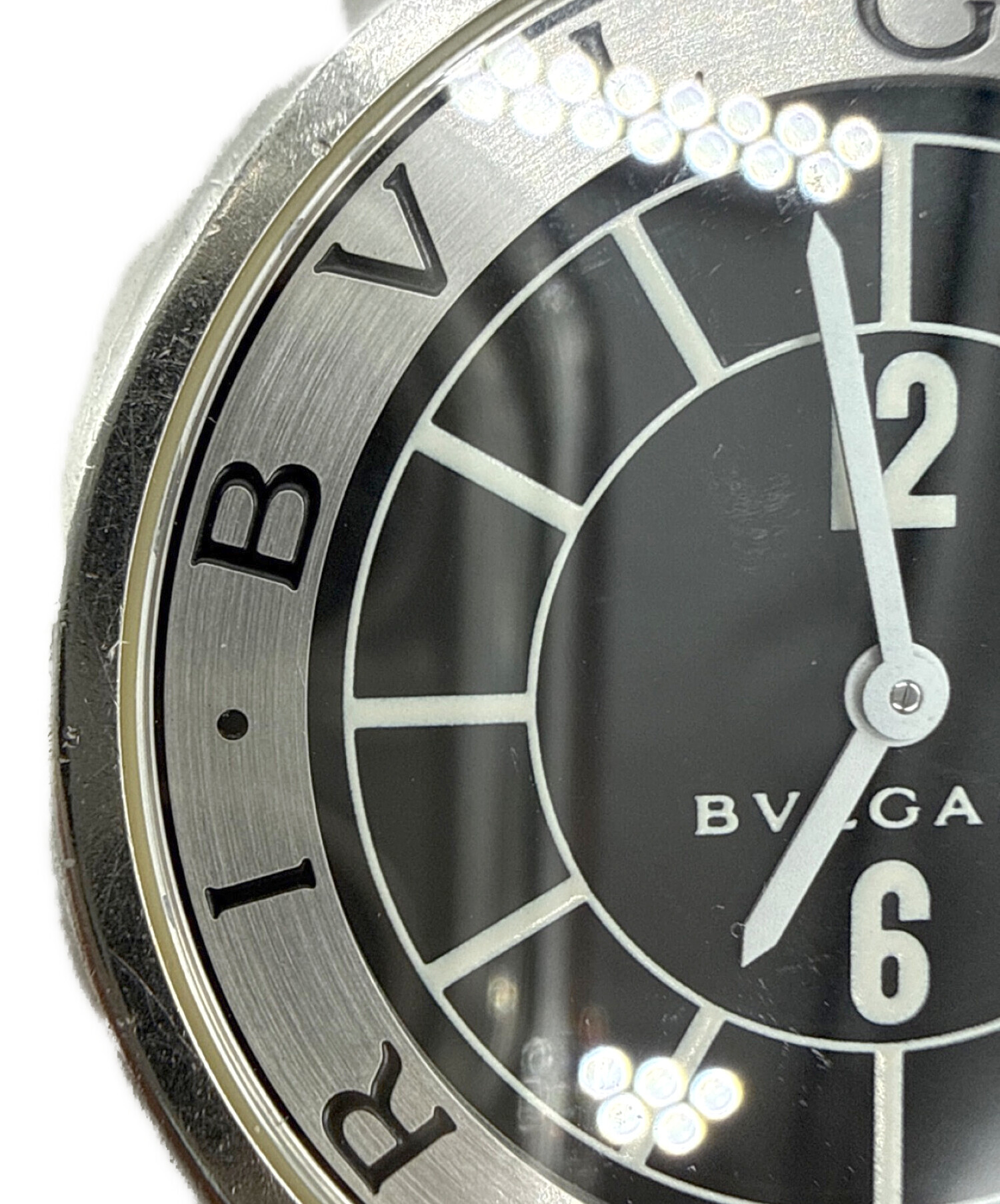 中古・古着通販】BVLGARI (ブルガリ) 腕時計 ブラック｜ブランド・古着