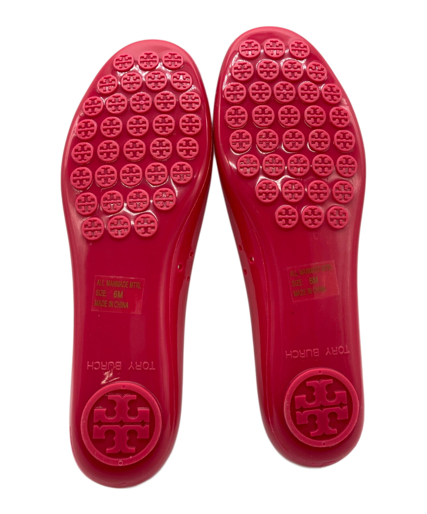 中古・古着通販】TORY BURCH (トリーバーチ) フラットシューズ ピンク 