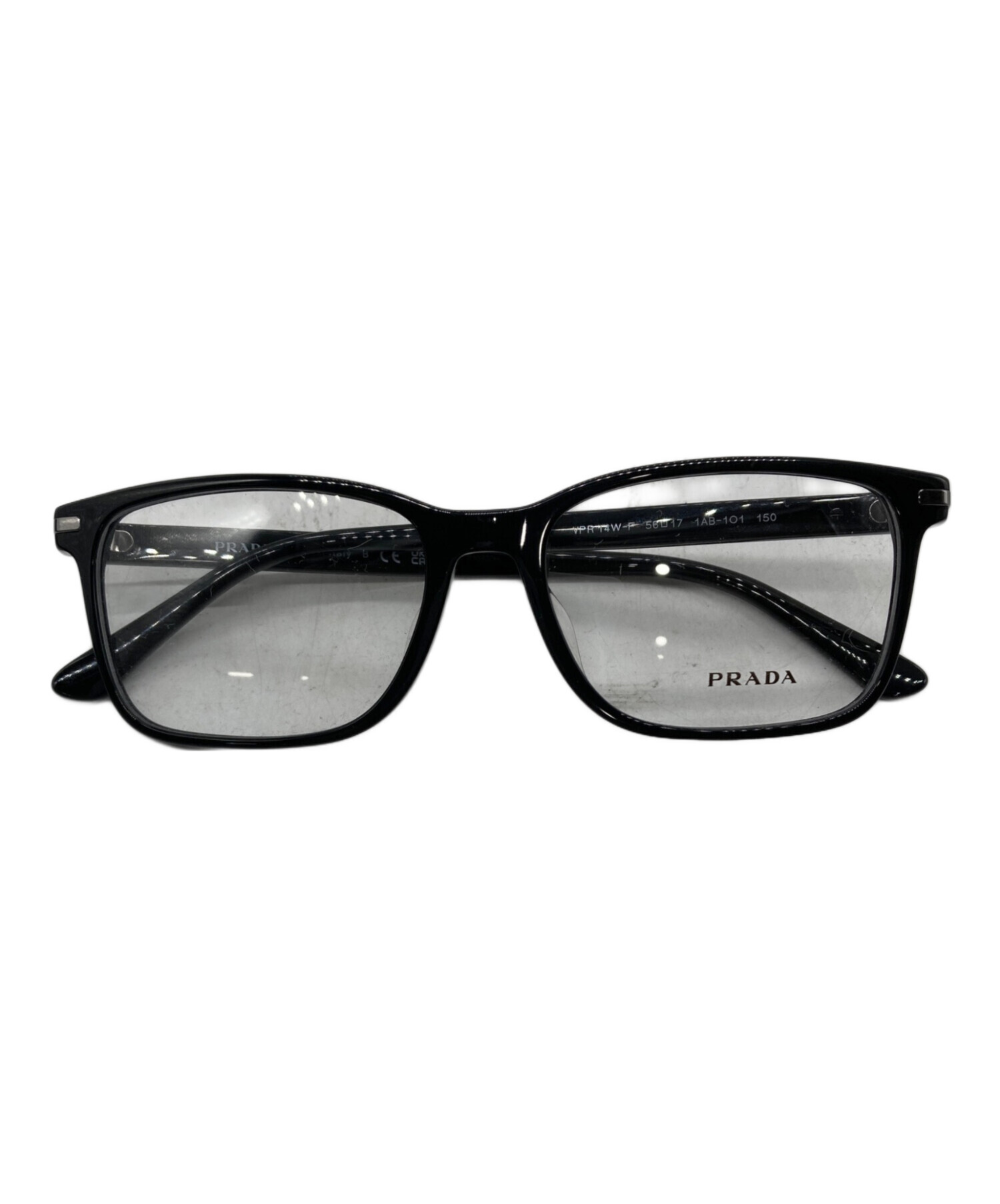 PRADAメガネ 新品未使用 PRADA（プラダ） メガネ VPR 21Z レディース キャットアイ型 フルリム