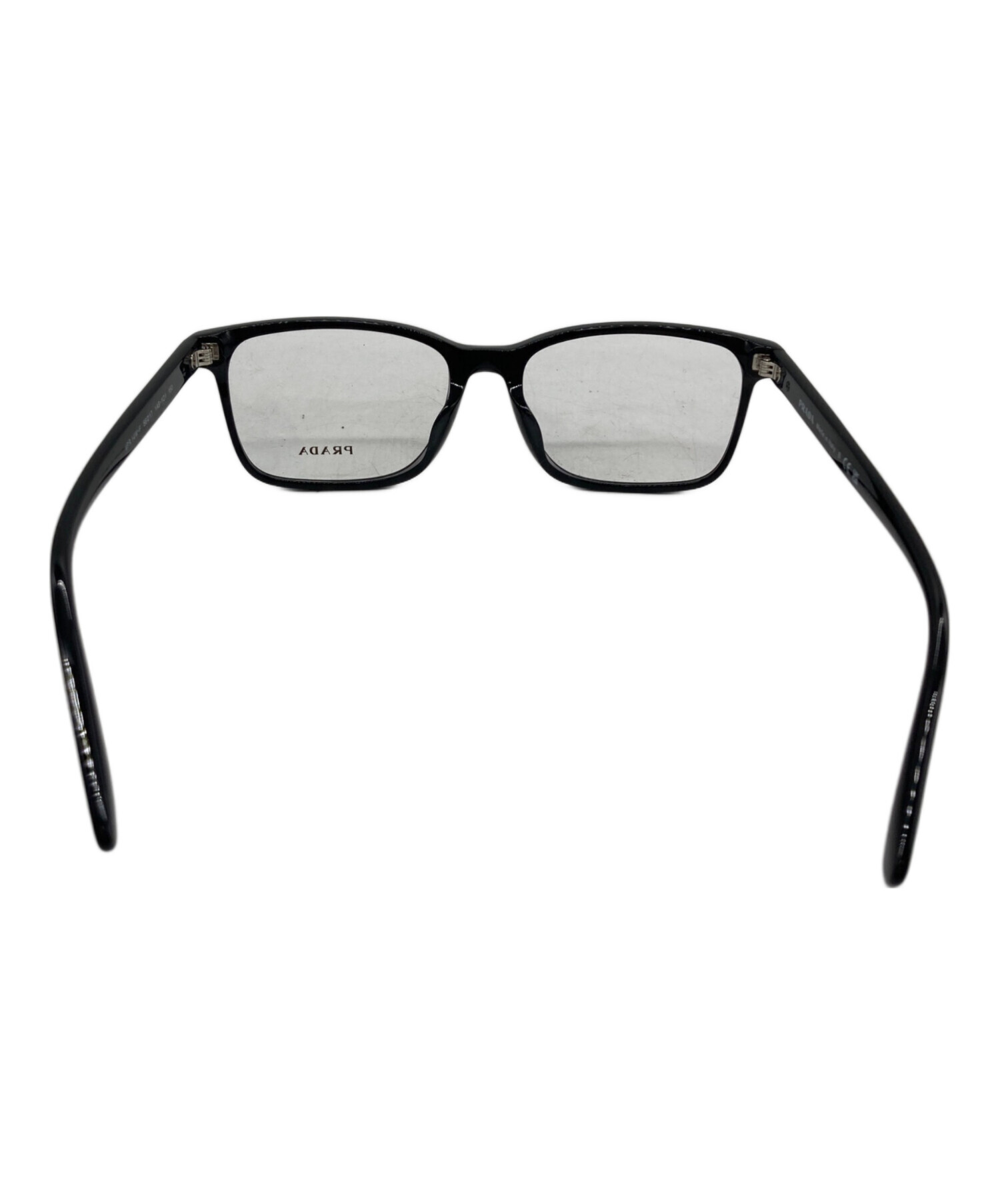 中古・古着通販】PRADA (プラダ) 眼鏡 ブラック サイズ:56□17