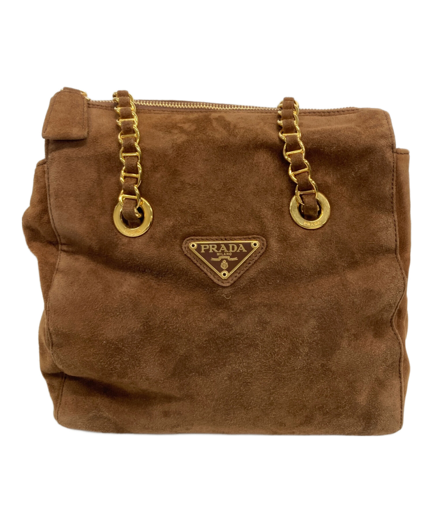 中古・古着通販】PRADA (プラダ) ダブルチェーンショルダーバッグ
