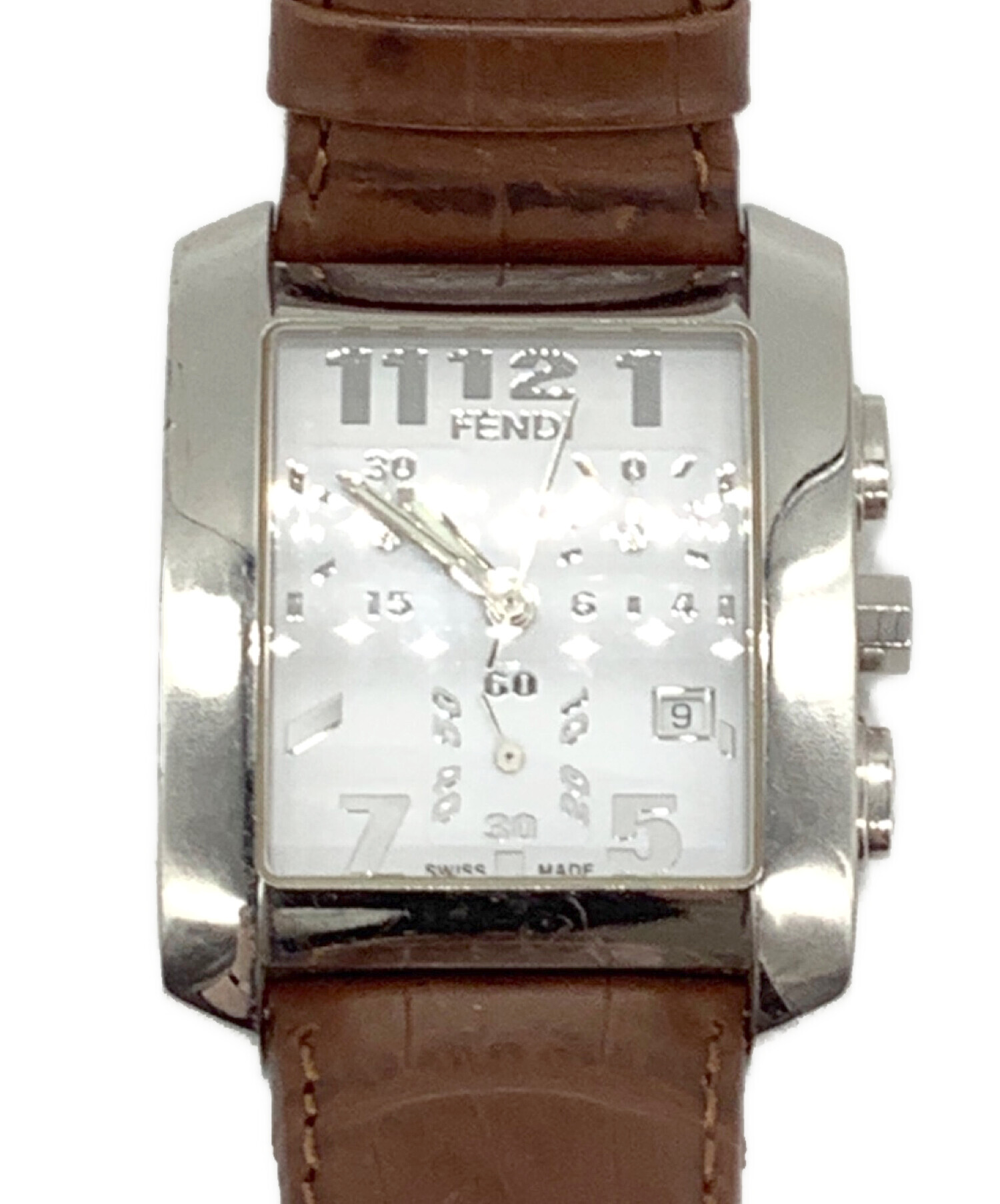 中古・古着通販】FENDI (フェンディ) 腕時計 ホワイト｜ブランド・古着