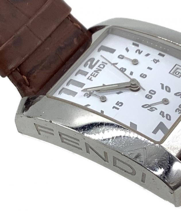 中古・古着通販】FENDI (フェンディ) 腕時計 ホワイト｜ブランド・古着