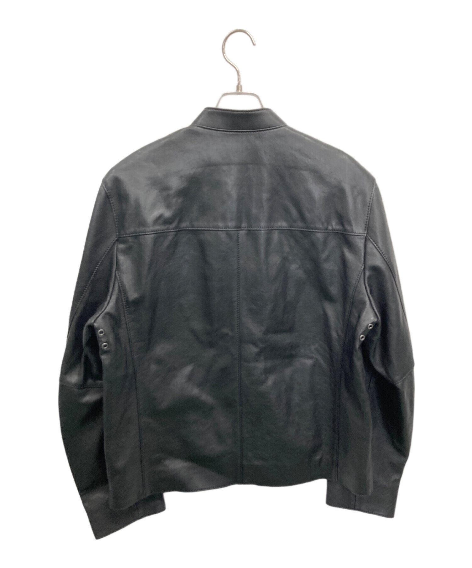 【中古品】COACH ブラック ジャケット Lサイズ 中古・古着通販】COACH (コーチ) レザージャケット ブラック サイズ