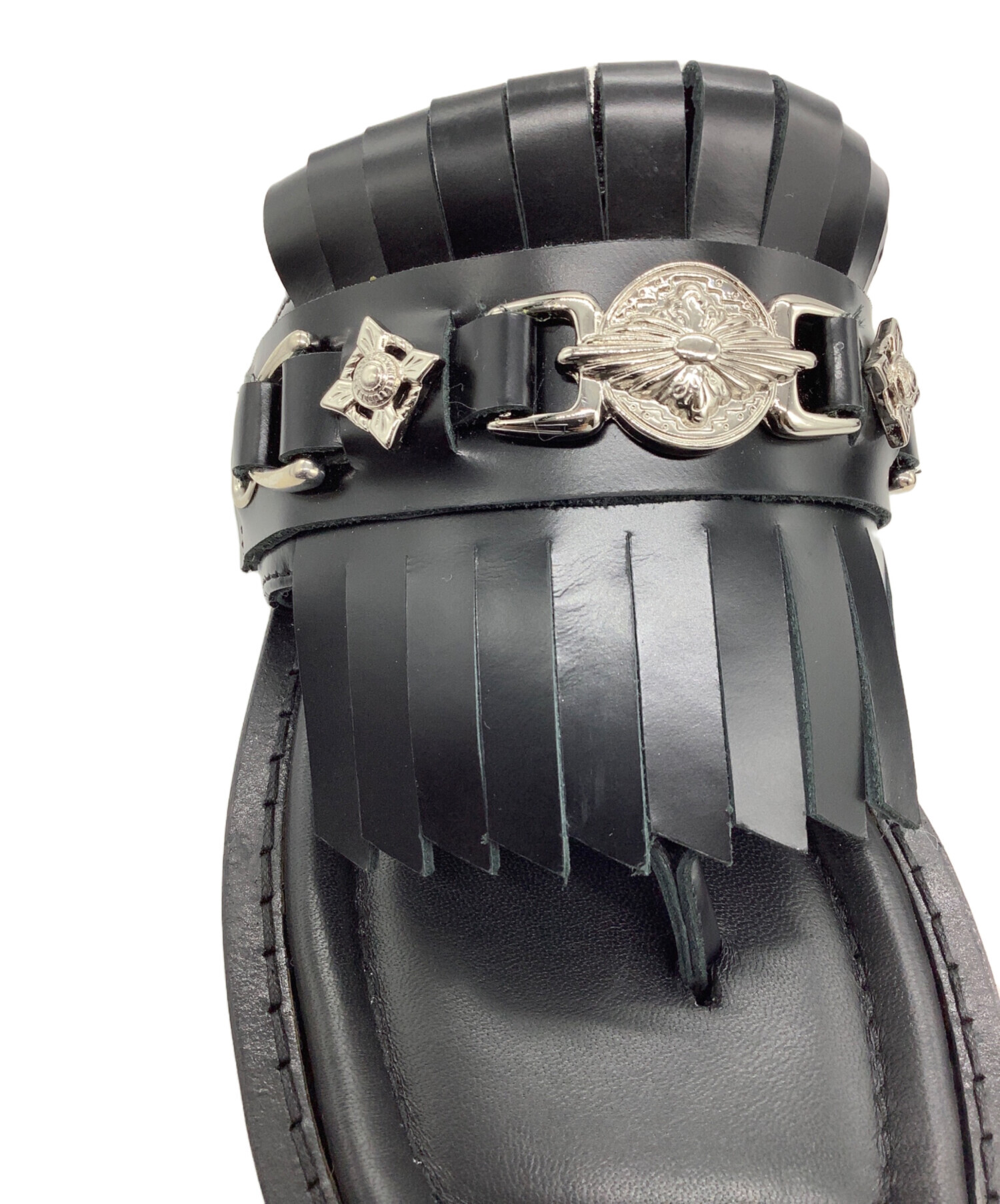 名作》TOGA トーガ レースアップ フリップフロップ 変形 異形 サンダル 黒 中古・古着通販】TOGA PULLA (トーガ プルラ) タッセルサンダル