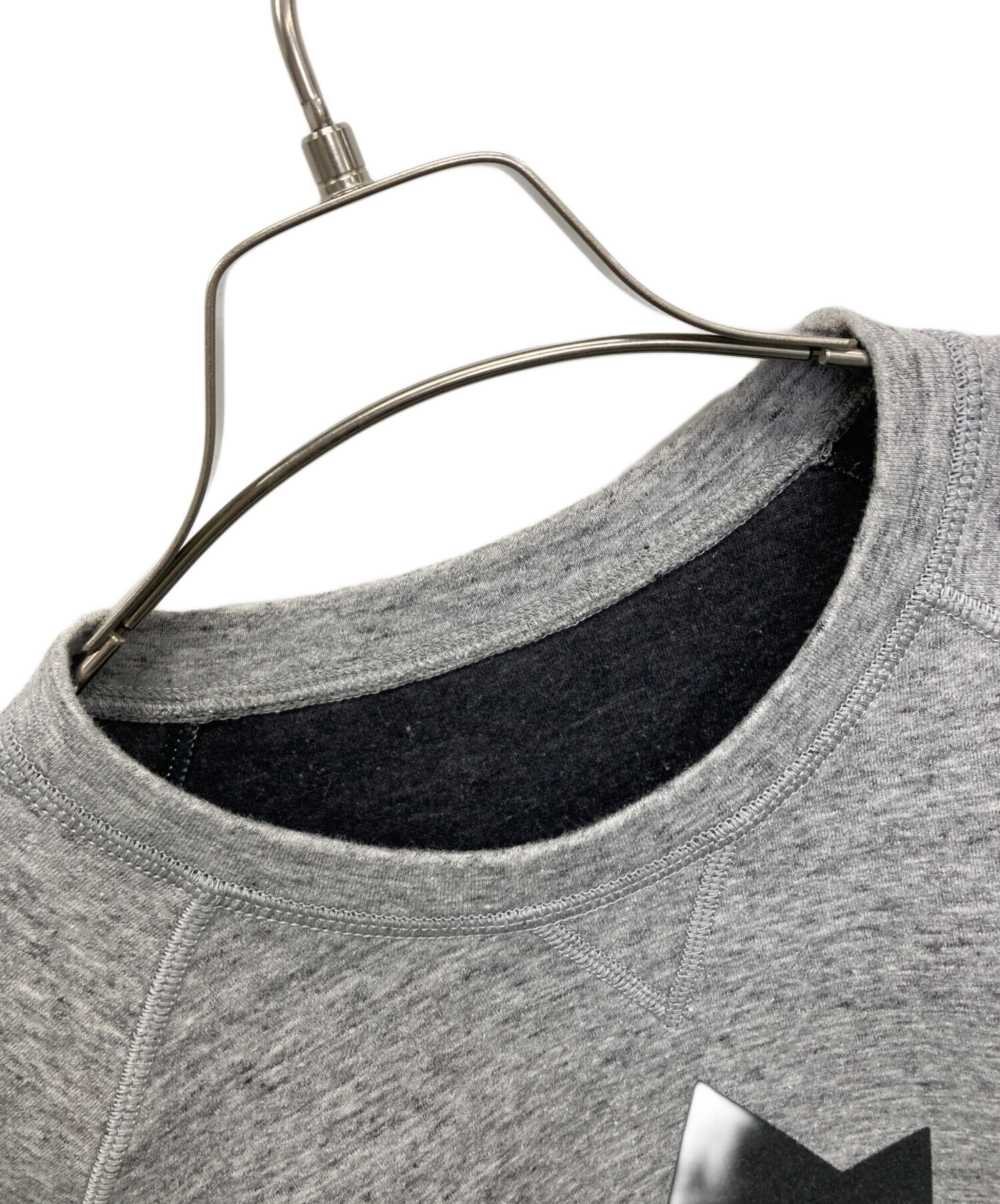 DSQUARED2 ディースクエアード 半袖スウェット DSQ2ロゴ グレー M 中古・古着通販】DSQUARED2 (ディースクエアード) 半袖カットソー