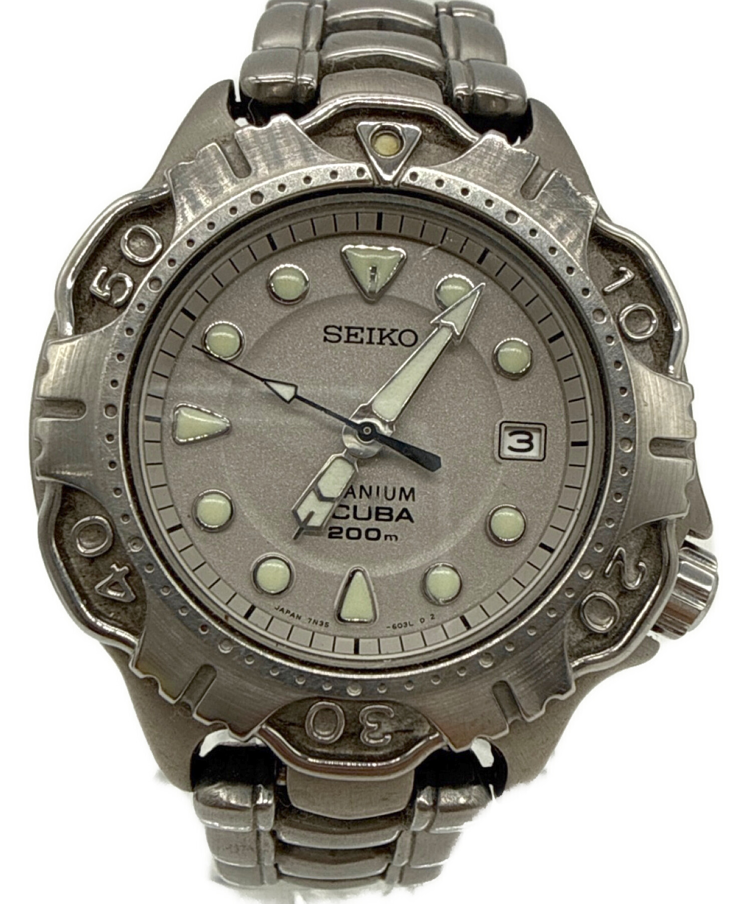タイセイ@古着・雑貨 中古・古着通販】SEIKO (セイコー) ダイバーズウォッチ ライトグレー