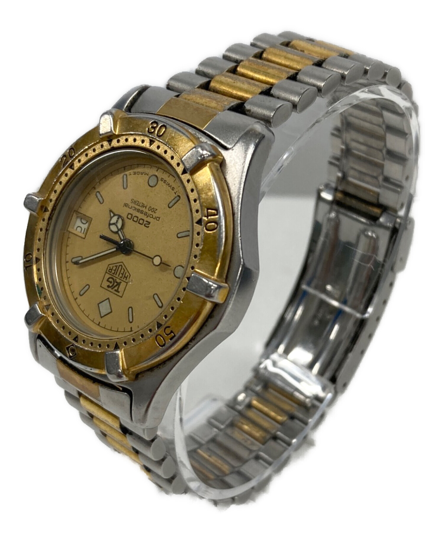 中古・古着通販】TAG Heuer (タグ・ホイヤー) 腕時計 ゴールドカラー