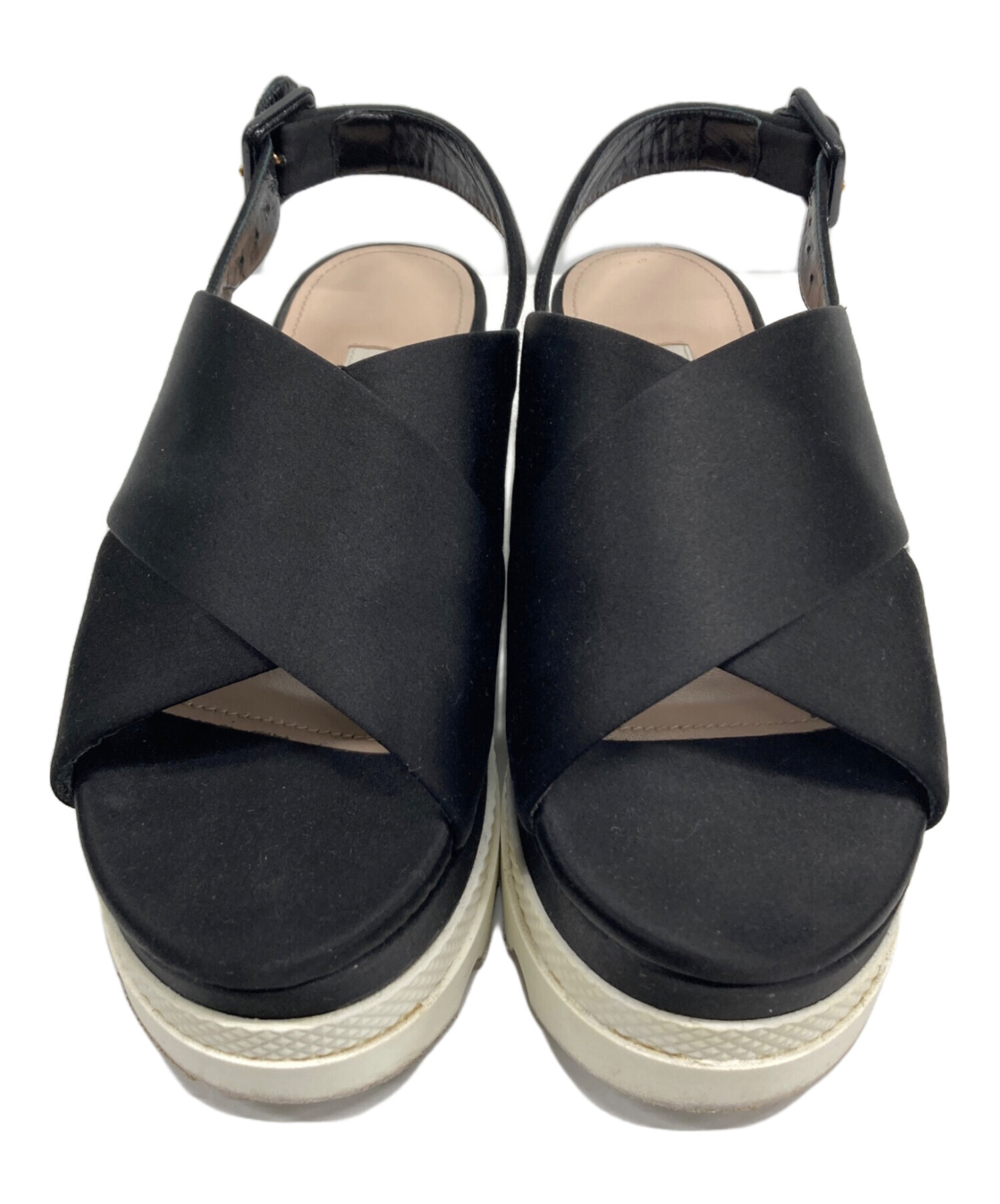 中古・古着通販】MIU MIU (ミュウミュウ) プラットフォームサンダル 