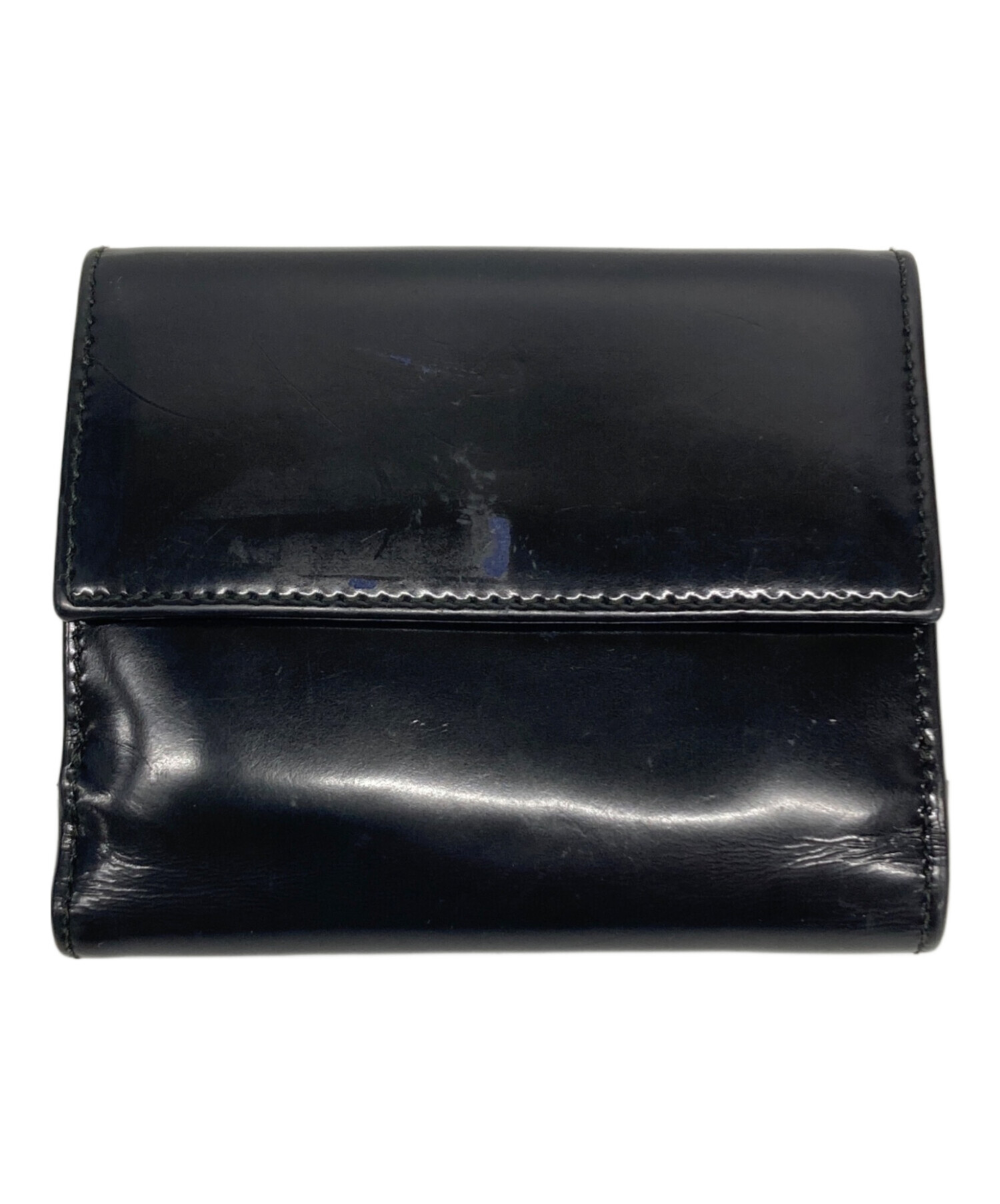 中古・古着通販】GUCCI (グッチ) 2つ折り財布 ブラック｜ブランド