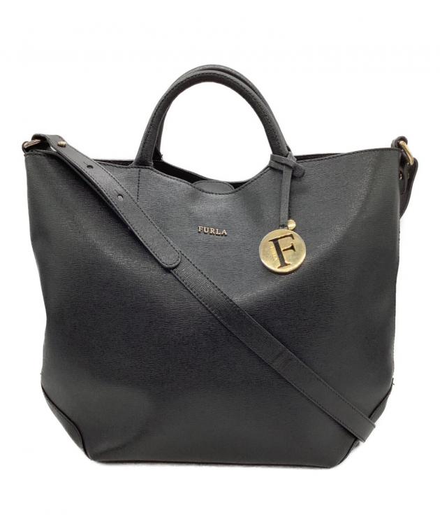 中古・古着通販】FURLA (フルラ) 2WAYバッグ ブラック｜ブランド・古着