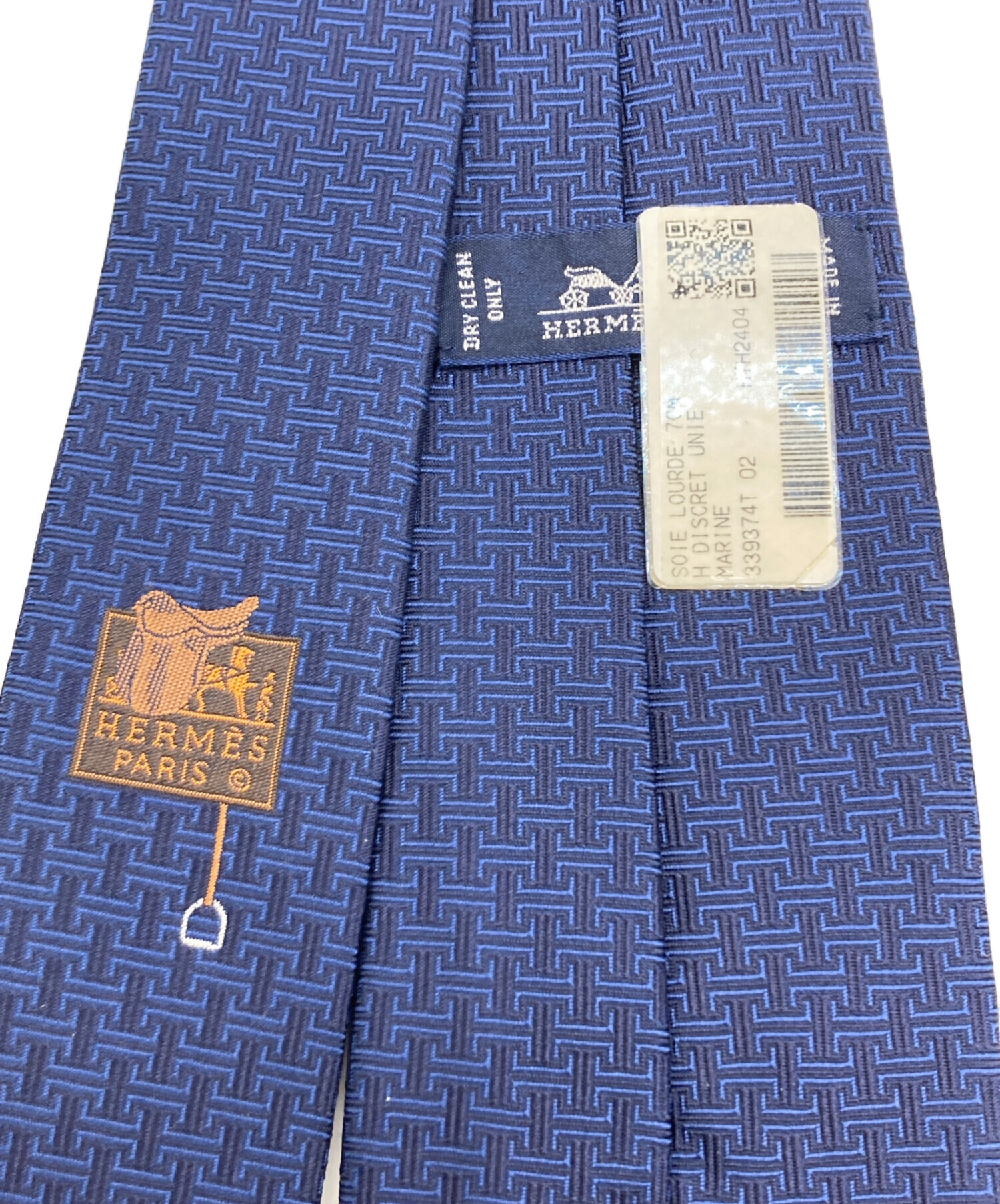 中古・古着通販】HERMES (エルメス) ネクタイ ブルー サイズ:不明 未